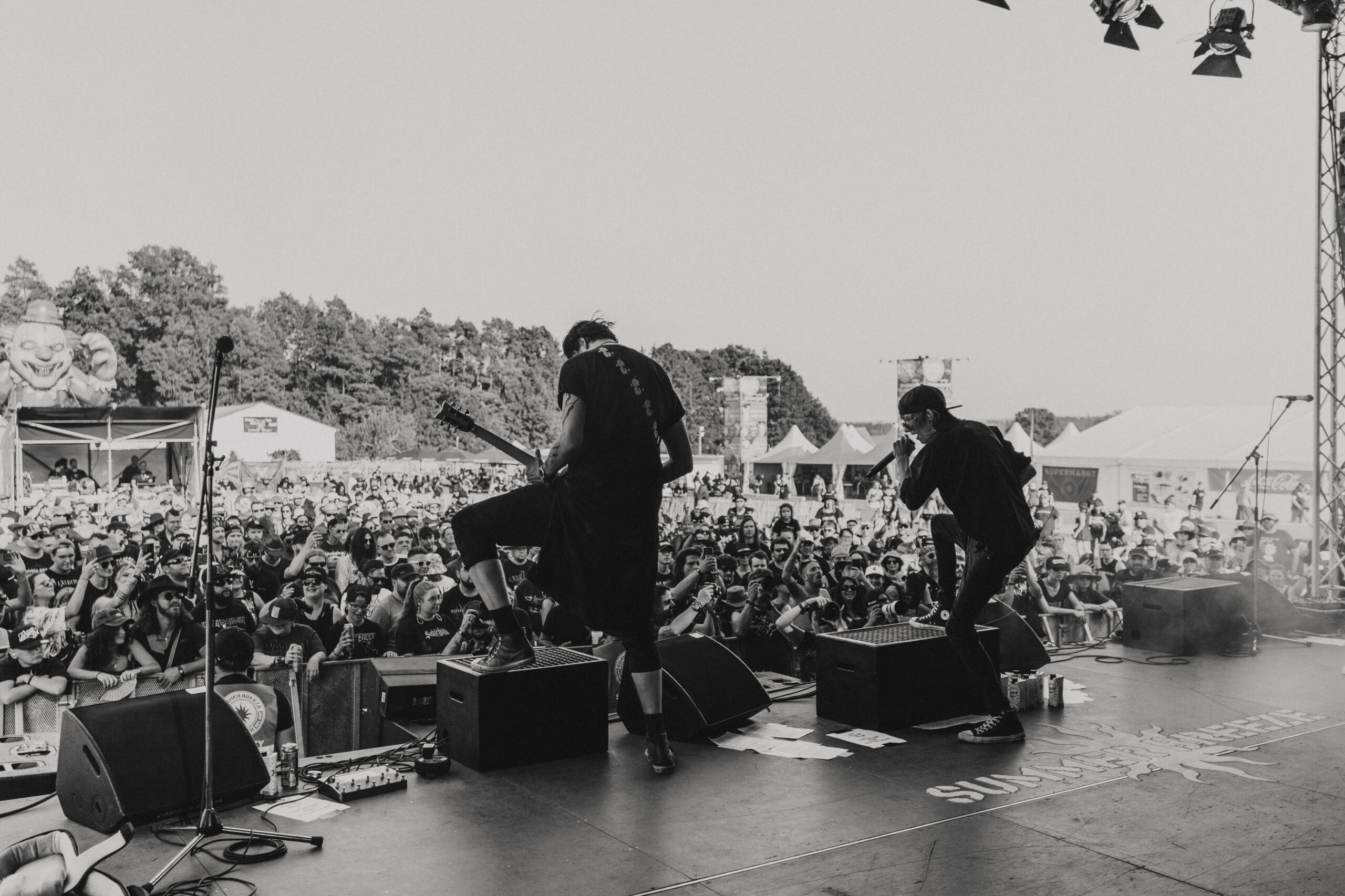 Bild vom Liveauftritt der Band Silenzer beim Summer Breeze 2025