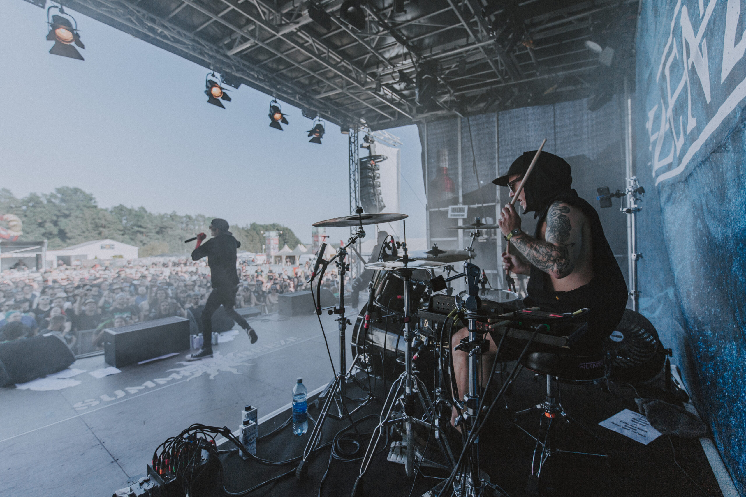 Bild vom Liveauftritt der Band Silenzer beim Summer Breeze 2025