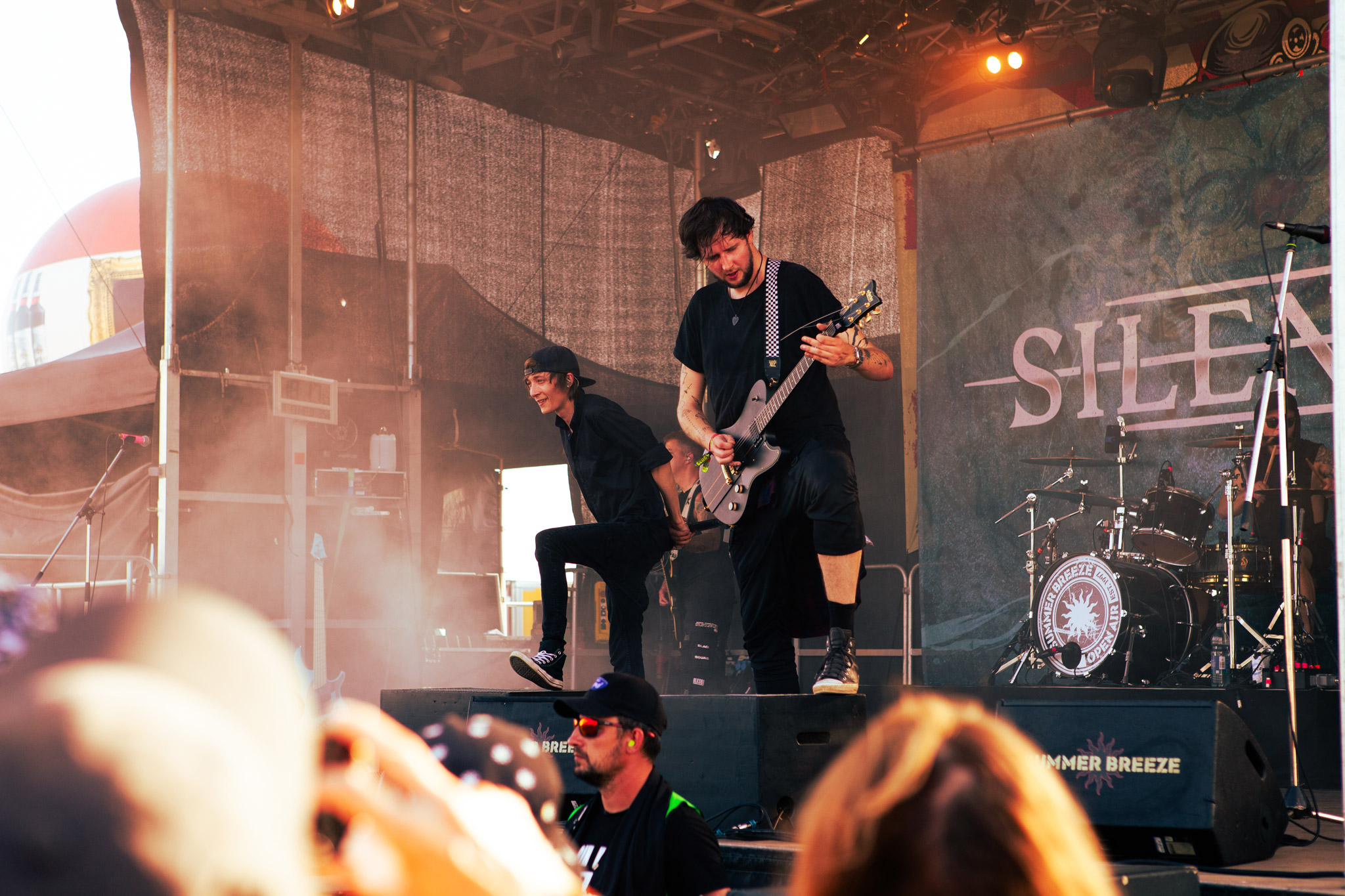 Bild vom Liveauftritt der Band Silenzer beim Summer Breeze 2025