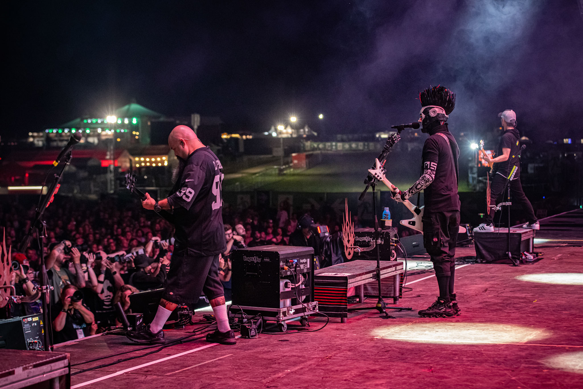 Bild vom Liveauftritt der Band Static-X beim Summer Breeze 2025