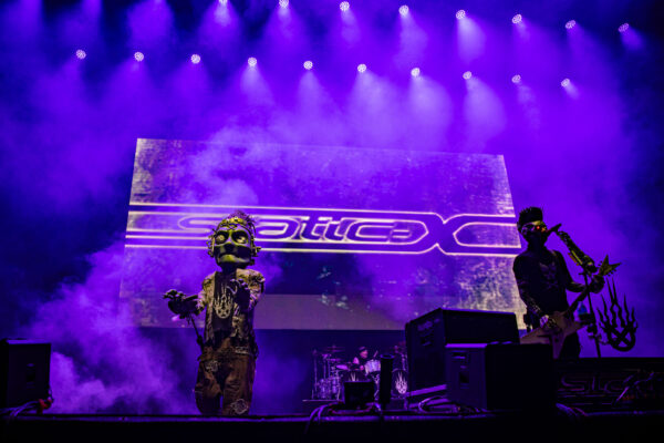 Bild vom Liveauftritt der Band Static-X beim Summer Breeze 2025