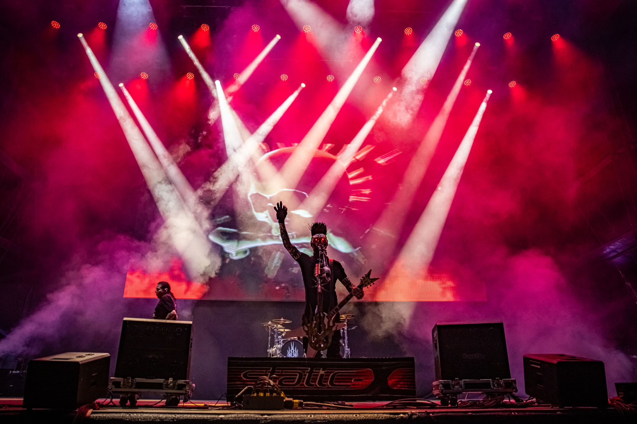 Bild vom Liveauftritt der Band Static-X beim Summer Breeze 2025