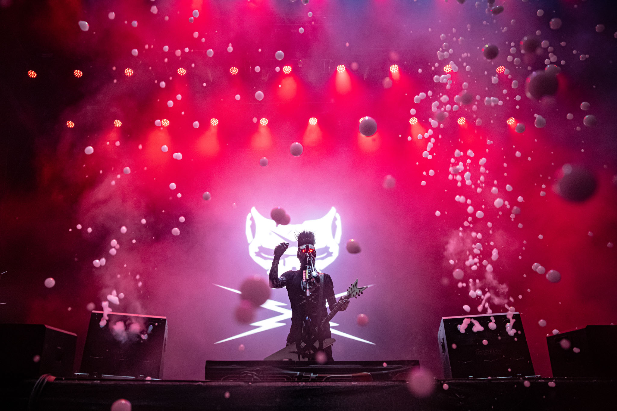 Bild vom Liveauftritt der Band Static-X beim Summer Breeze 2025