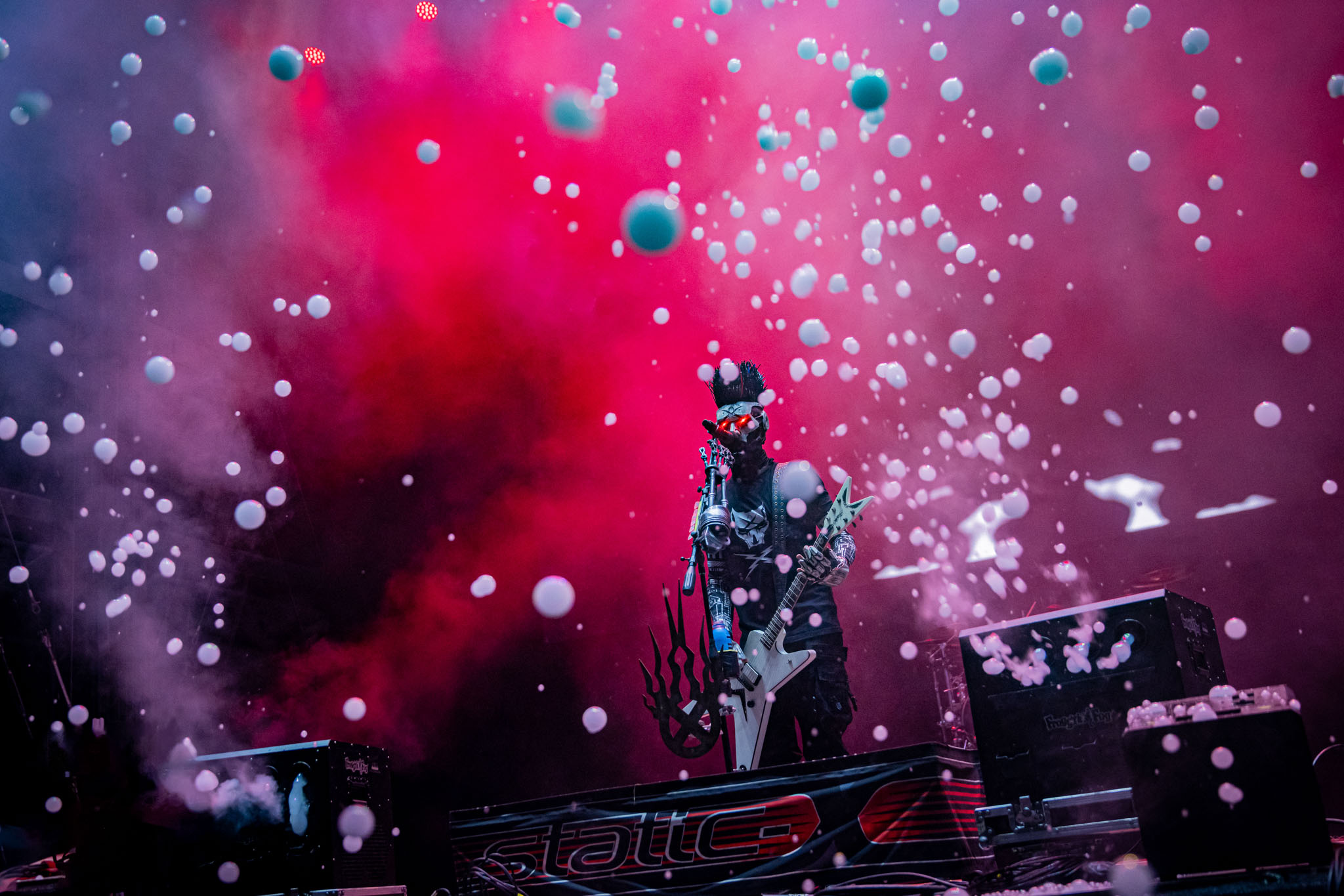 Bild vom Liveauftritt der Band Static-X beim Summer Breeze 2025