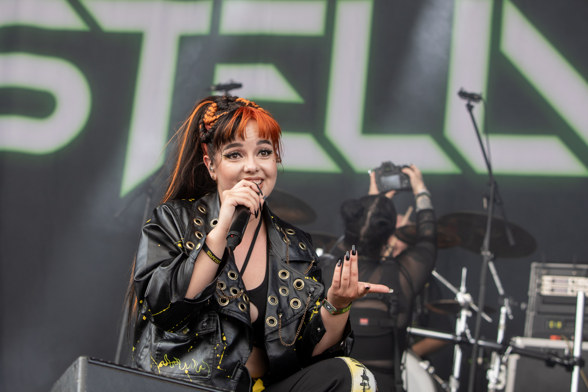 Bild vom Liveauftritt der Band Stellvris beim Summer Breeze 2025