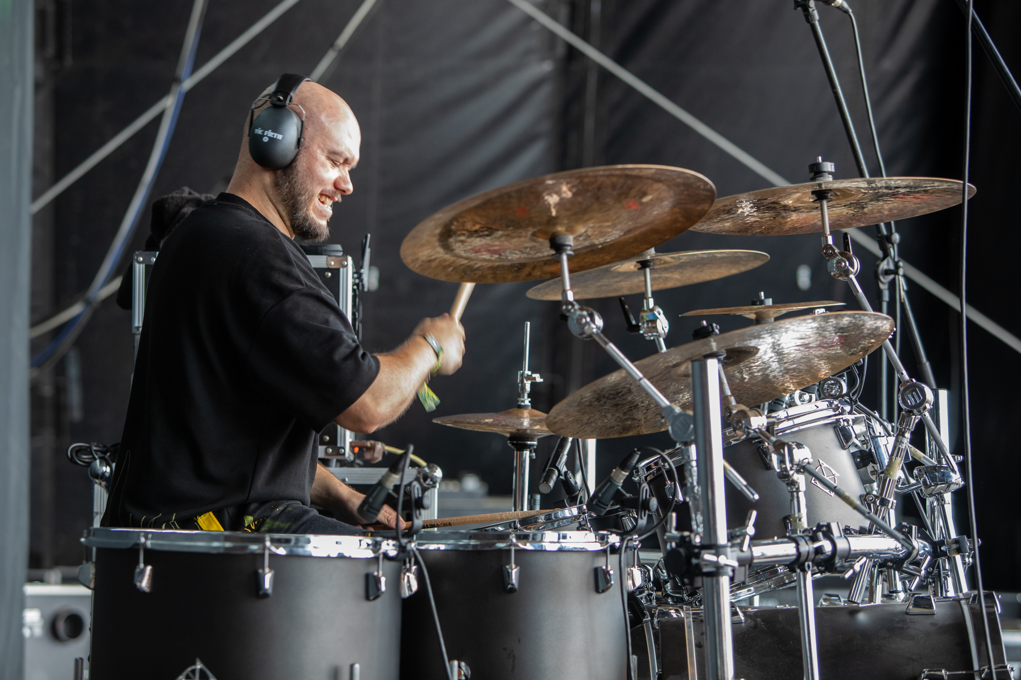 Bild vom Liveauftritt der Band Stellvris beim Summer Breeze 2025