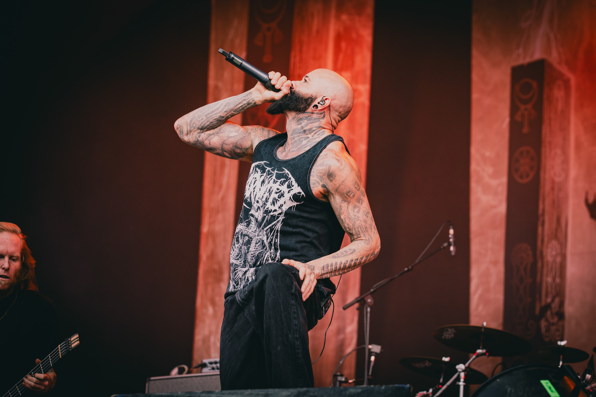 Bild vom Liveauftritt der Band Suffocation beim Summer Breeze 2025