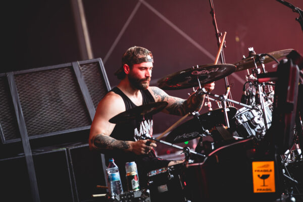Bild vom Liveauftritt der Band Suffocation beim Summer Breeze 2025