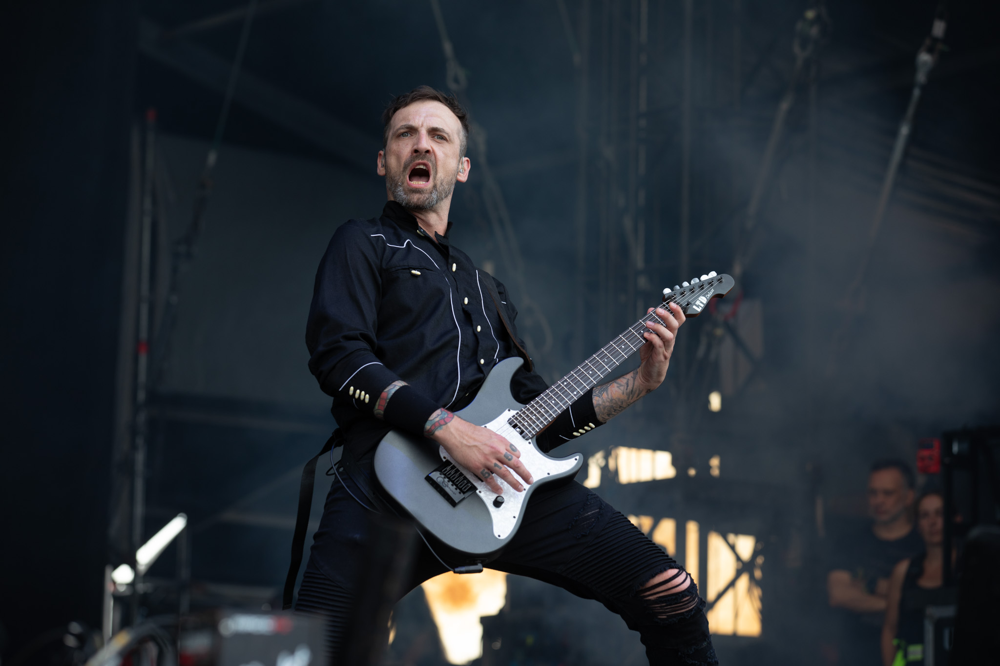 Bild vom Liveauftritt der Band Tarja & Marko Hietala beim Summer Breeze 2025