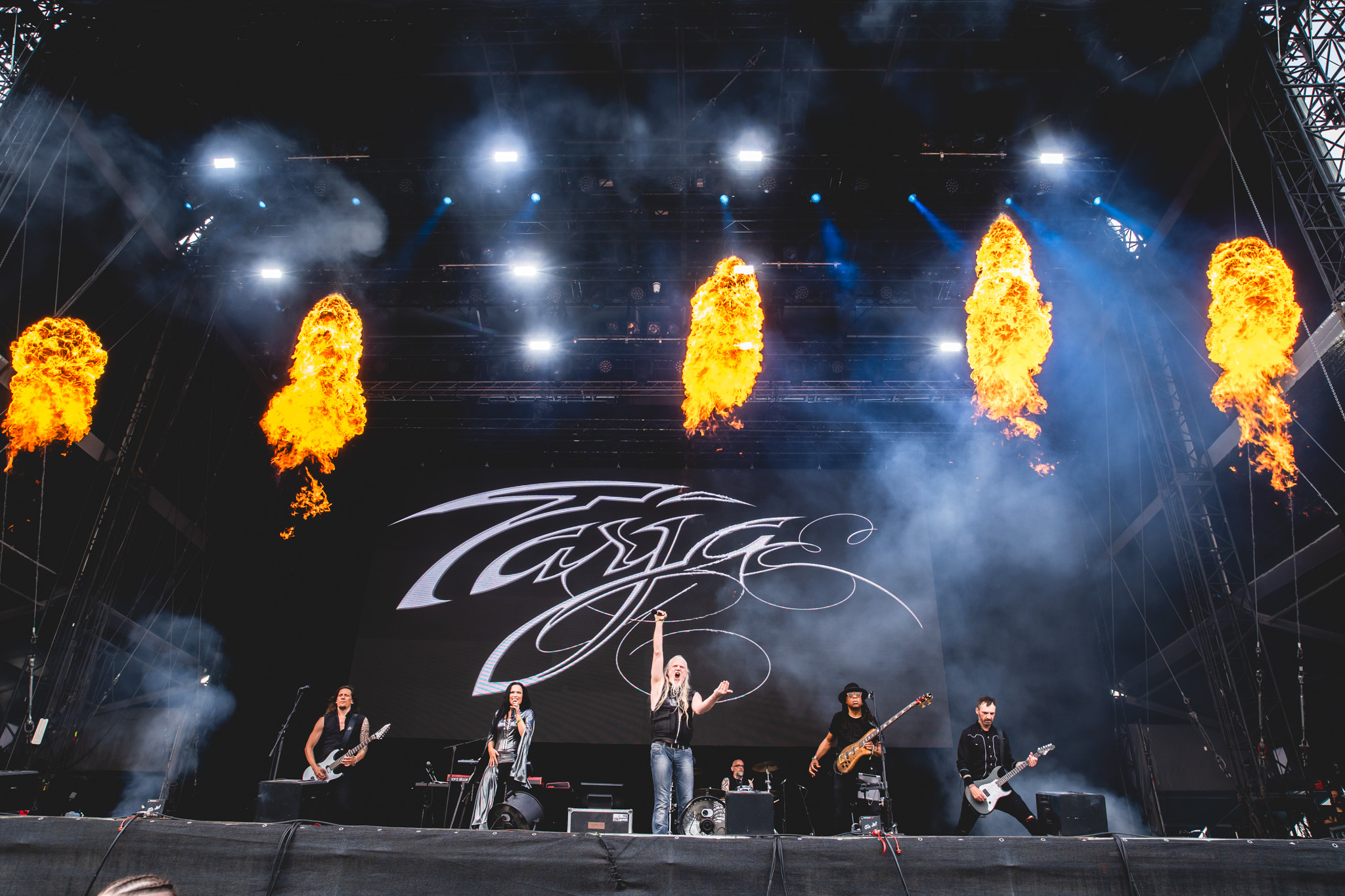 Bild vom Liveauftritt der Band Tarja & Marko Hietala beim Summer Breeze 2025