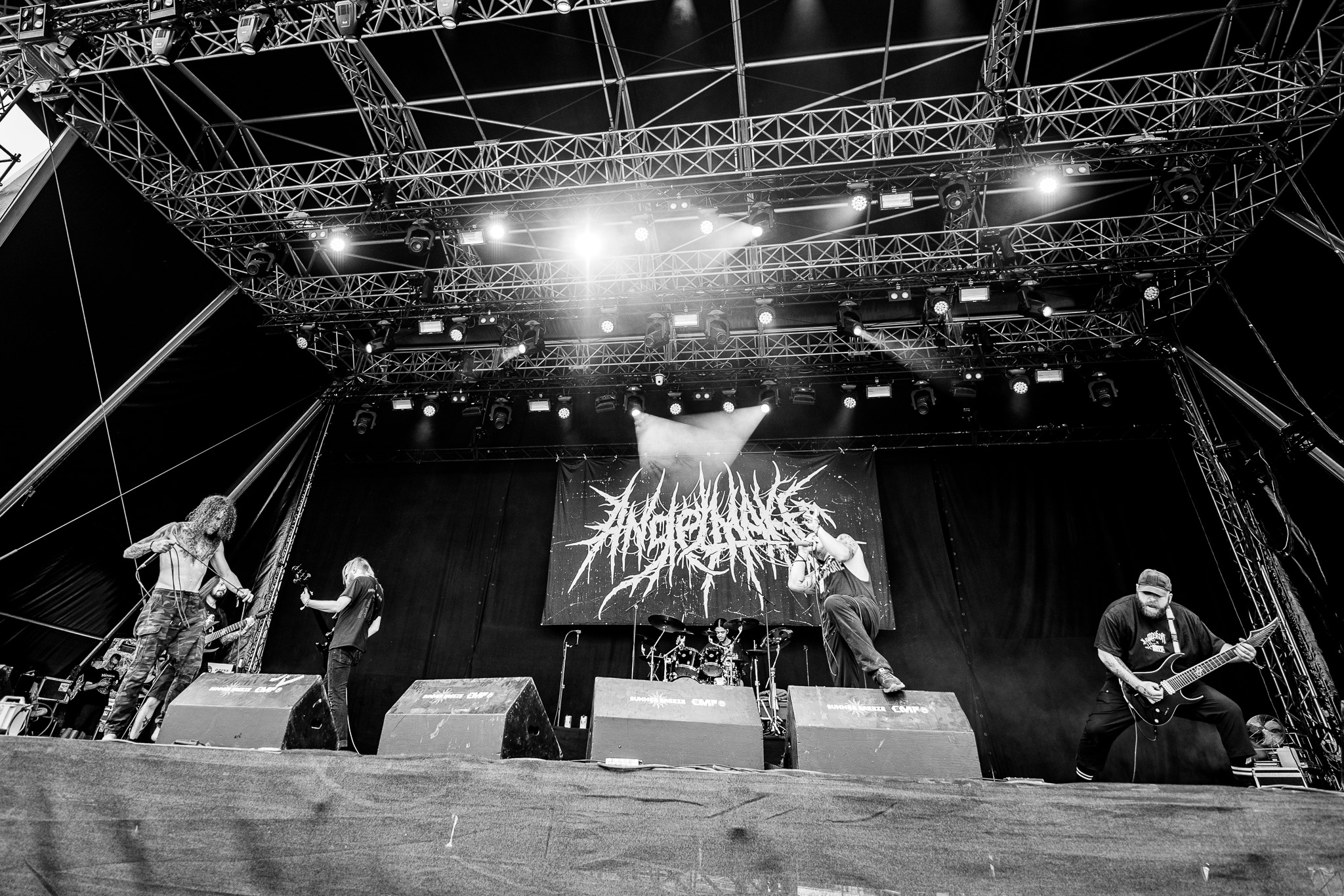 Bild vom Liveauftritt der Band Angelmaker beim Summer Breeze 2025