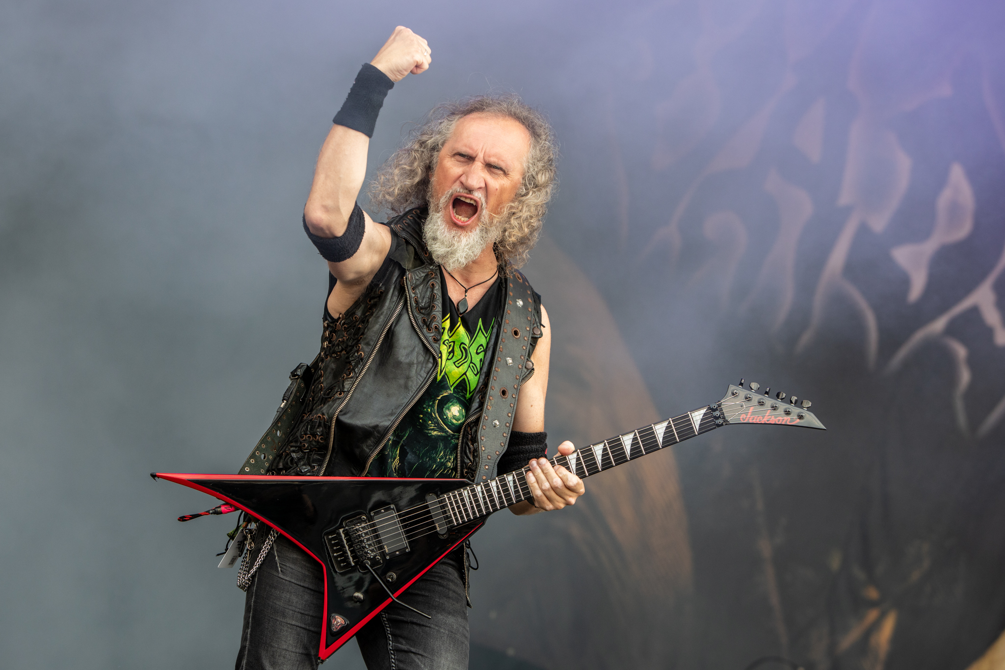 Bild vom Liveauftritt der Band Vader beim Summer Breeze 2025