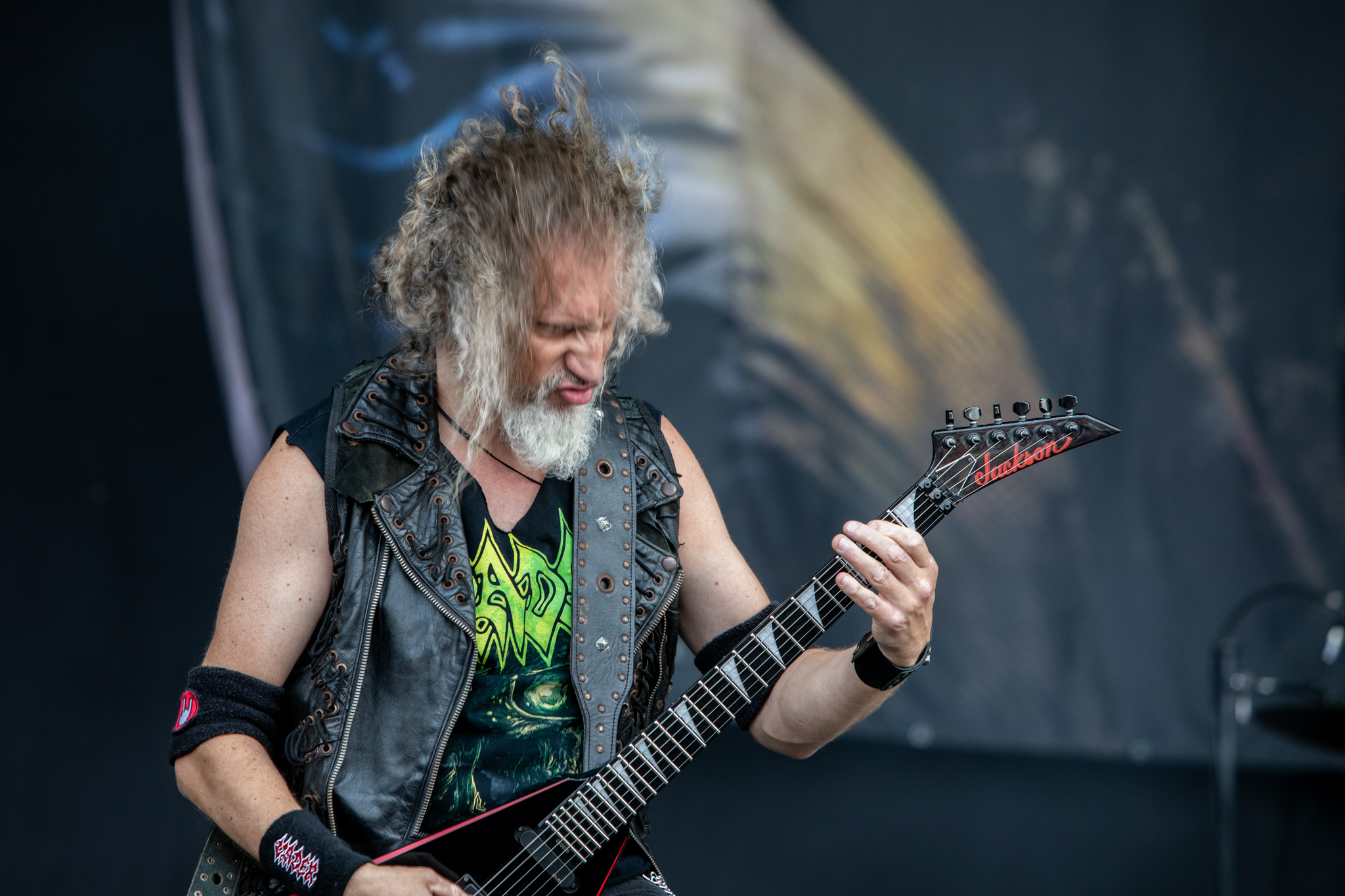 Bild vom Liveauftritt der Band Vader beim Summer Breeze 2025