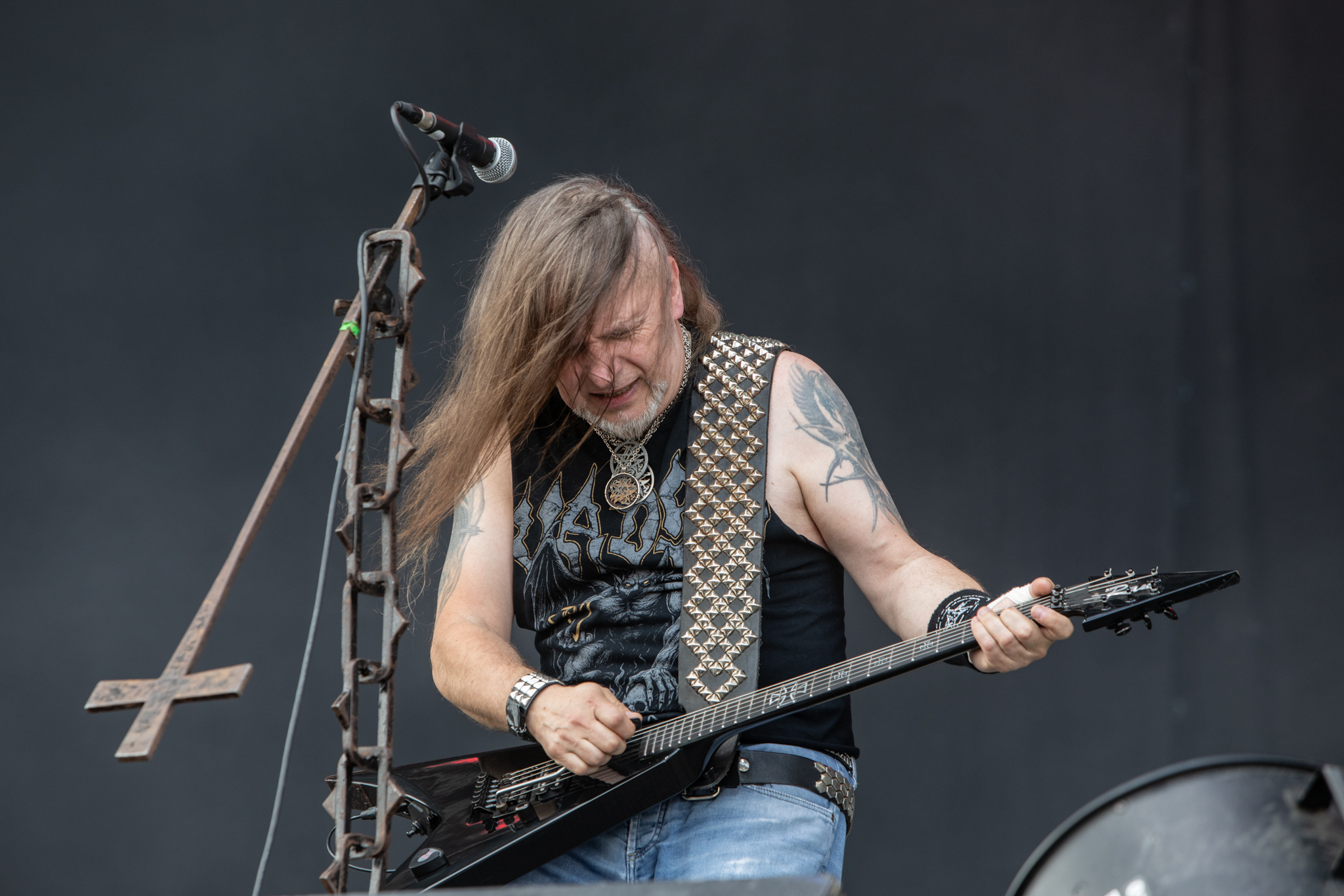 Bild vom Liveauftritt der Band Vader beim Summer Breeze 2025