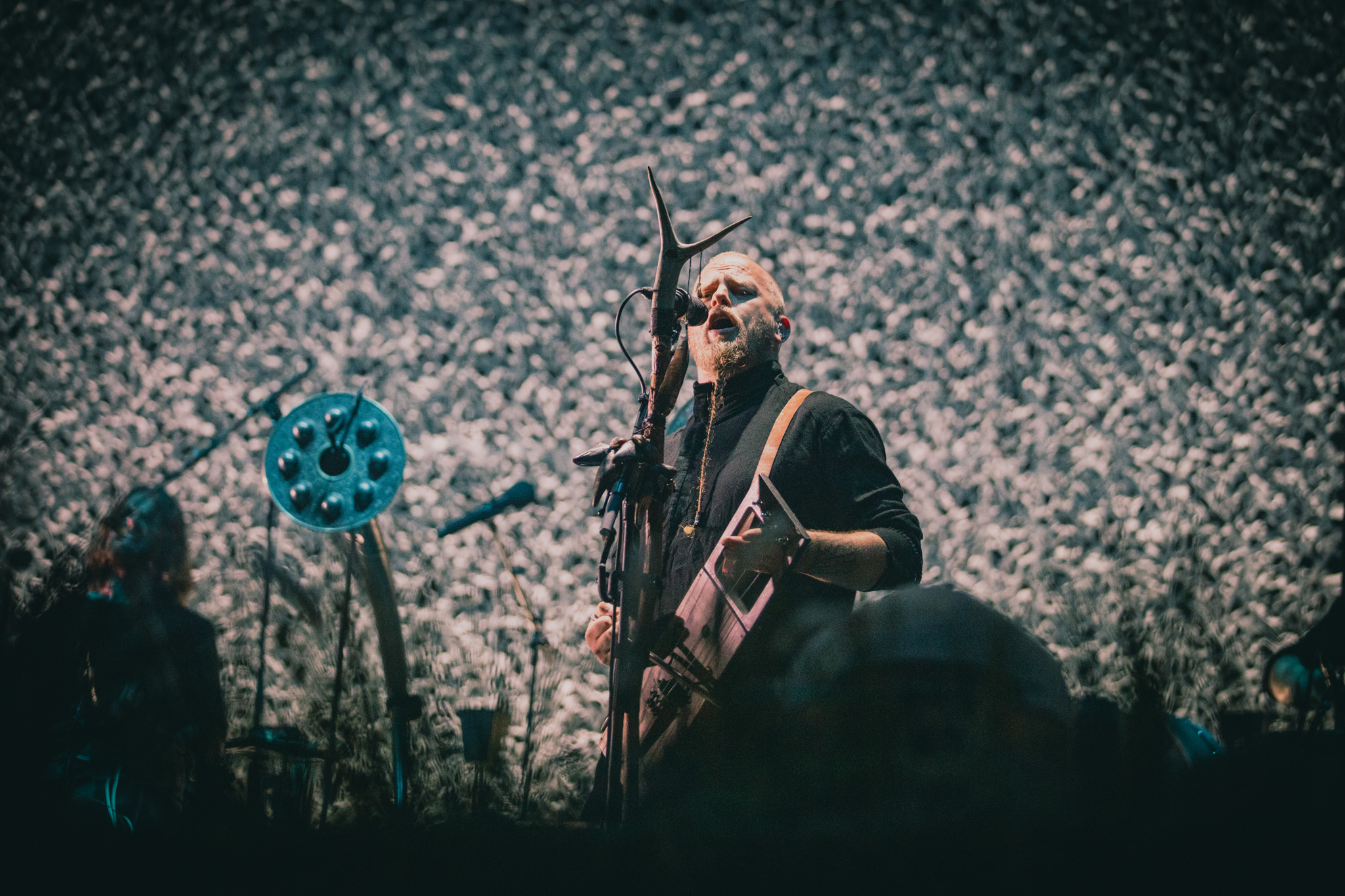 Bild vom Liveauftritt der Band Wardruna beim Summer Breeze 2025