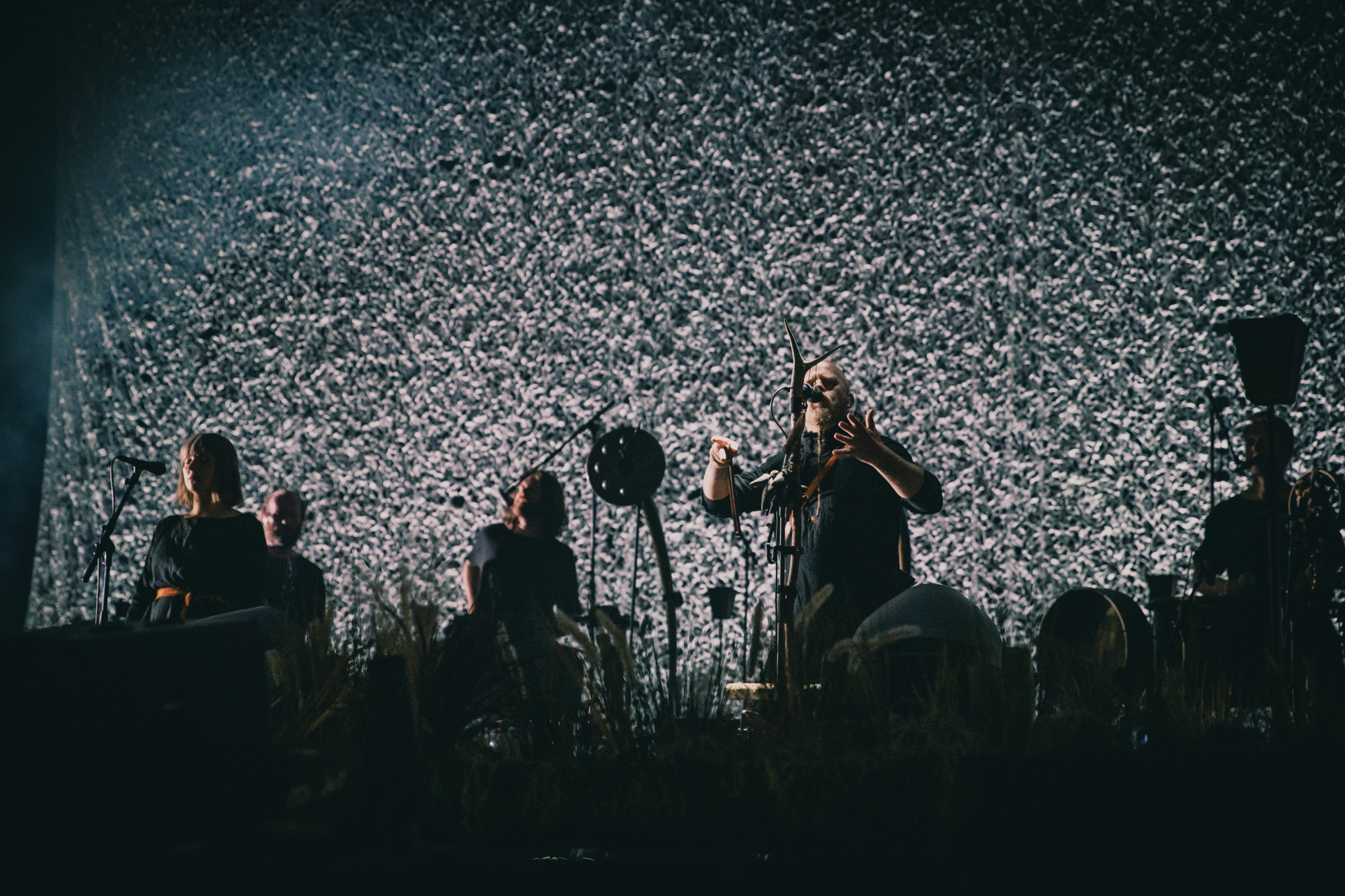 Bild vom Liveauftritt der Band Wardruna beim Summer Breeze 2025