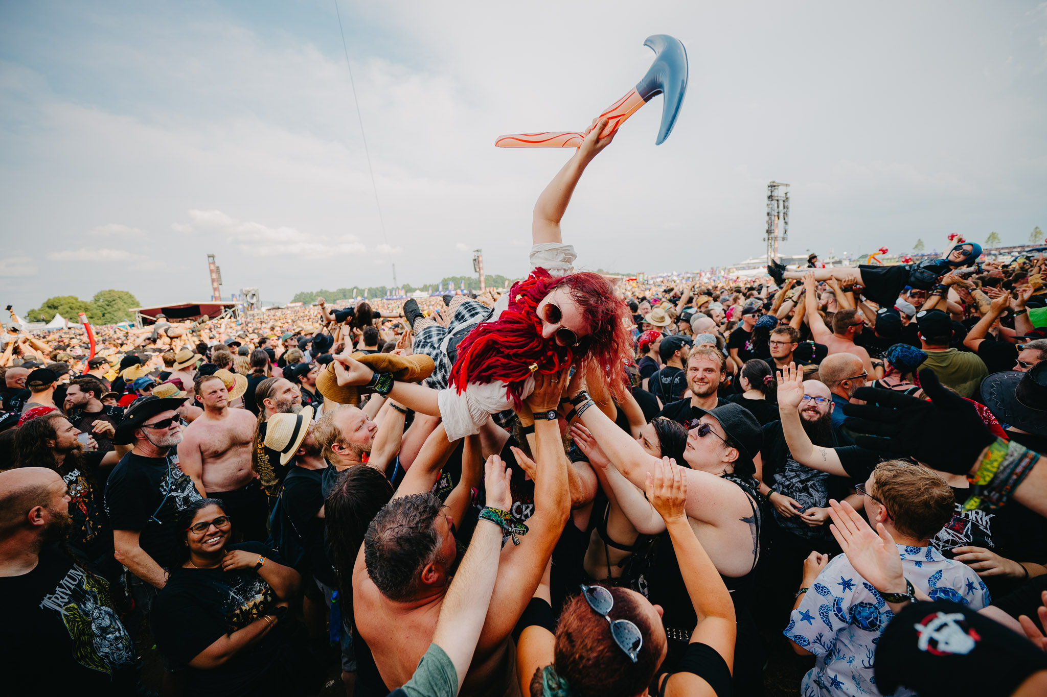 Bild vom Liveauftritt der Band Wind Rose beim Summer Breeze 2025