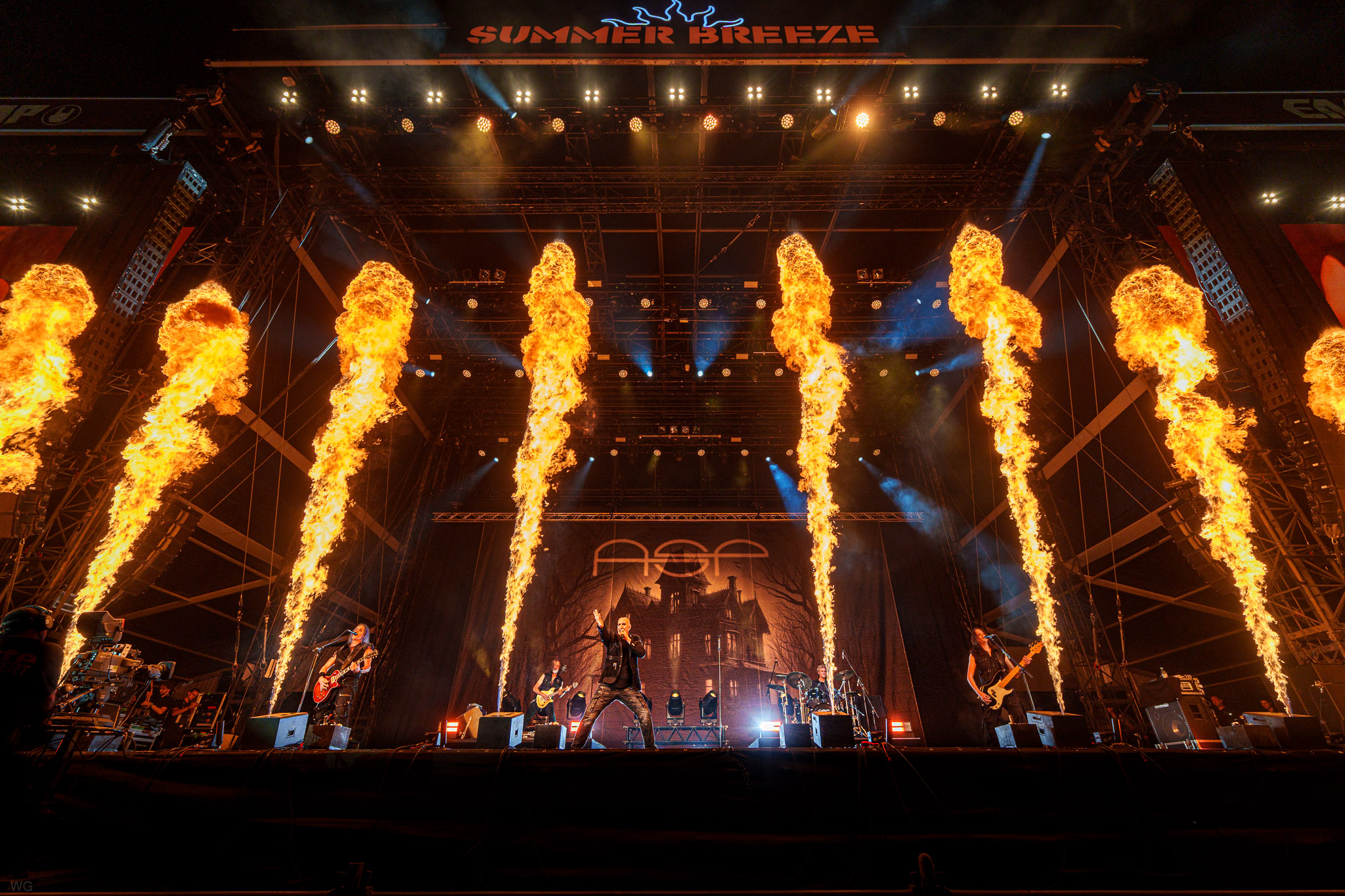 Bild vom Liveauftritt der Band ASP beim Summer Breeze 2025