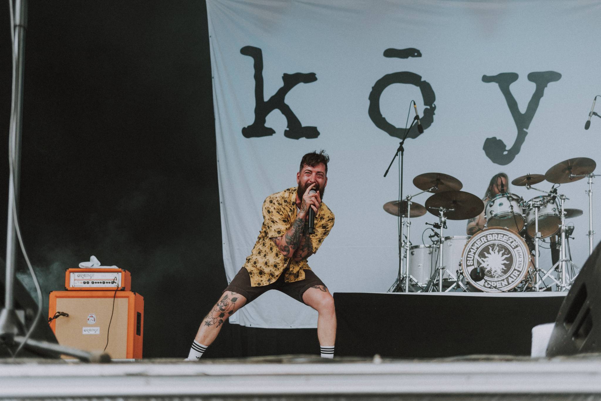 Bild vom Liveauftritt der Band koya beim Summer Breeze 2025