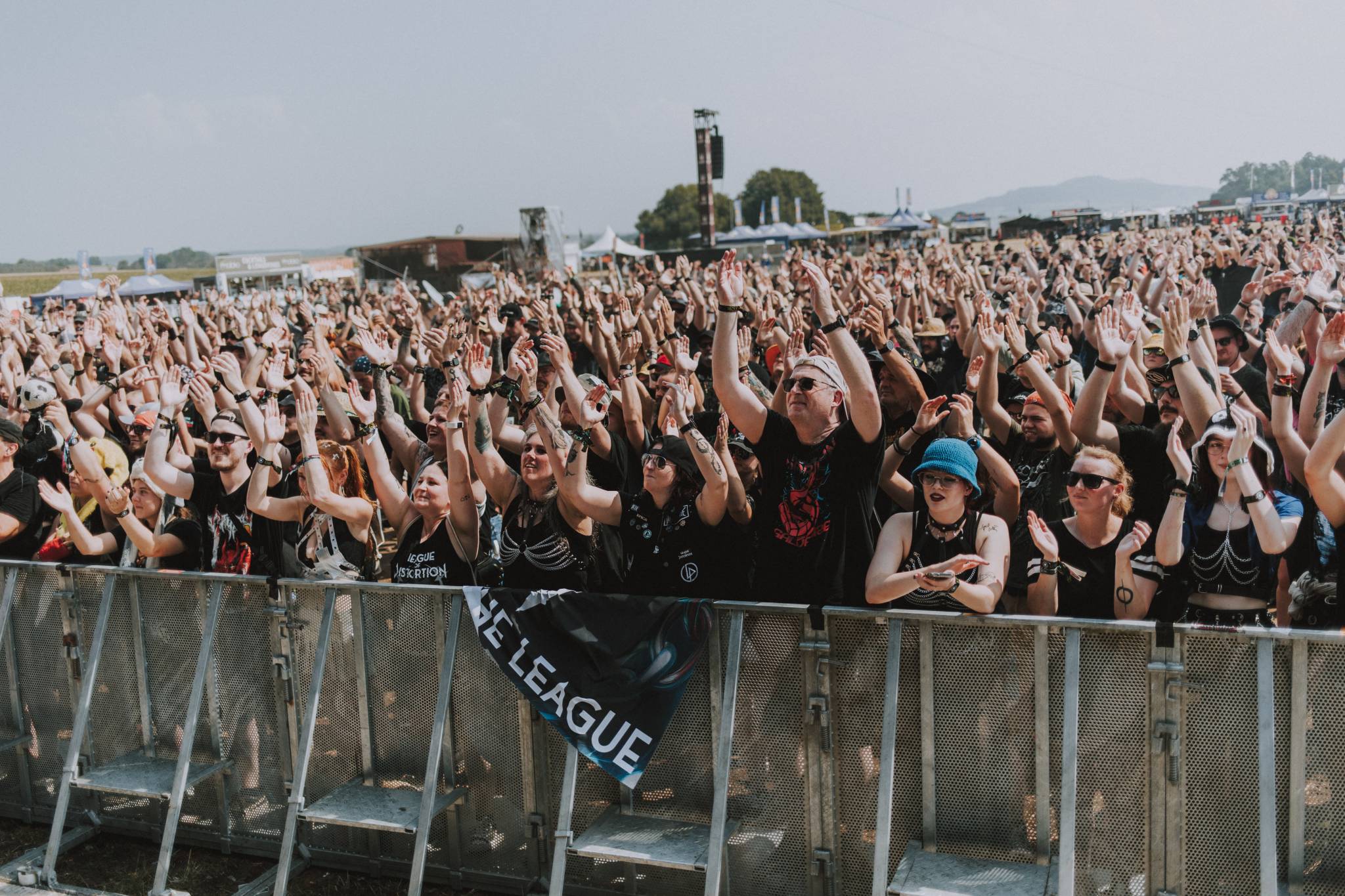 Bild vom Liveauftritt der Band League of Distortion beim Summer Breeze 2025