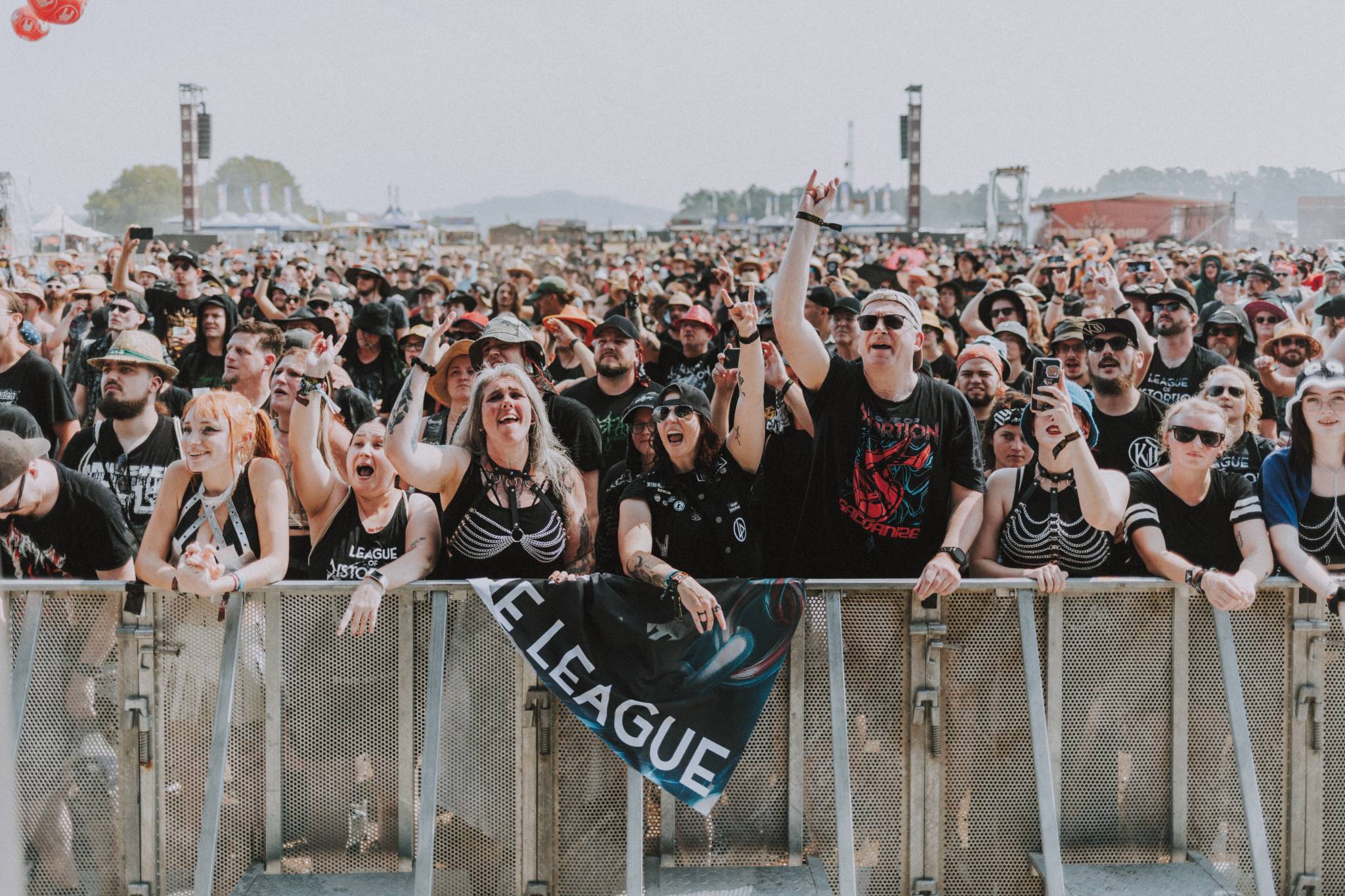 Bild vom Liveauftritt der Band League of Distortion beim Summer Breeze 2025