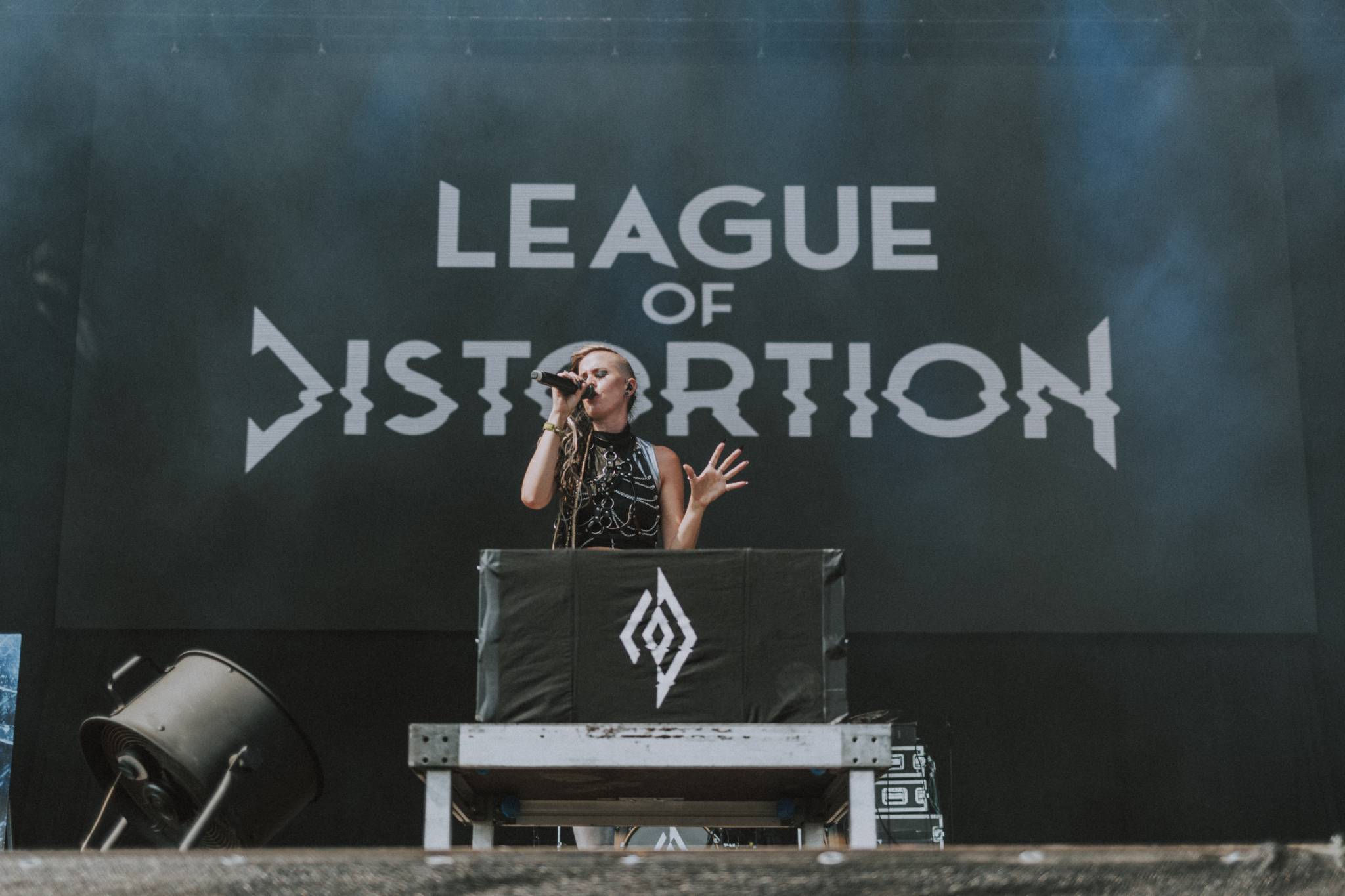 Bild vom Liveauftritt der Band League of Distortion beim Summer Breeze 2025