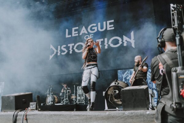 Bild vom Liveauftritt der Band League of Distortion beim Summer Breeze 2025