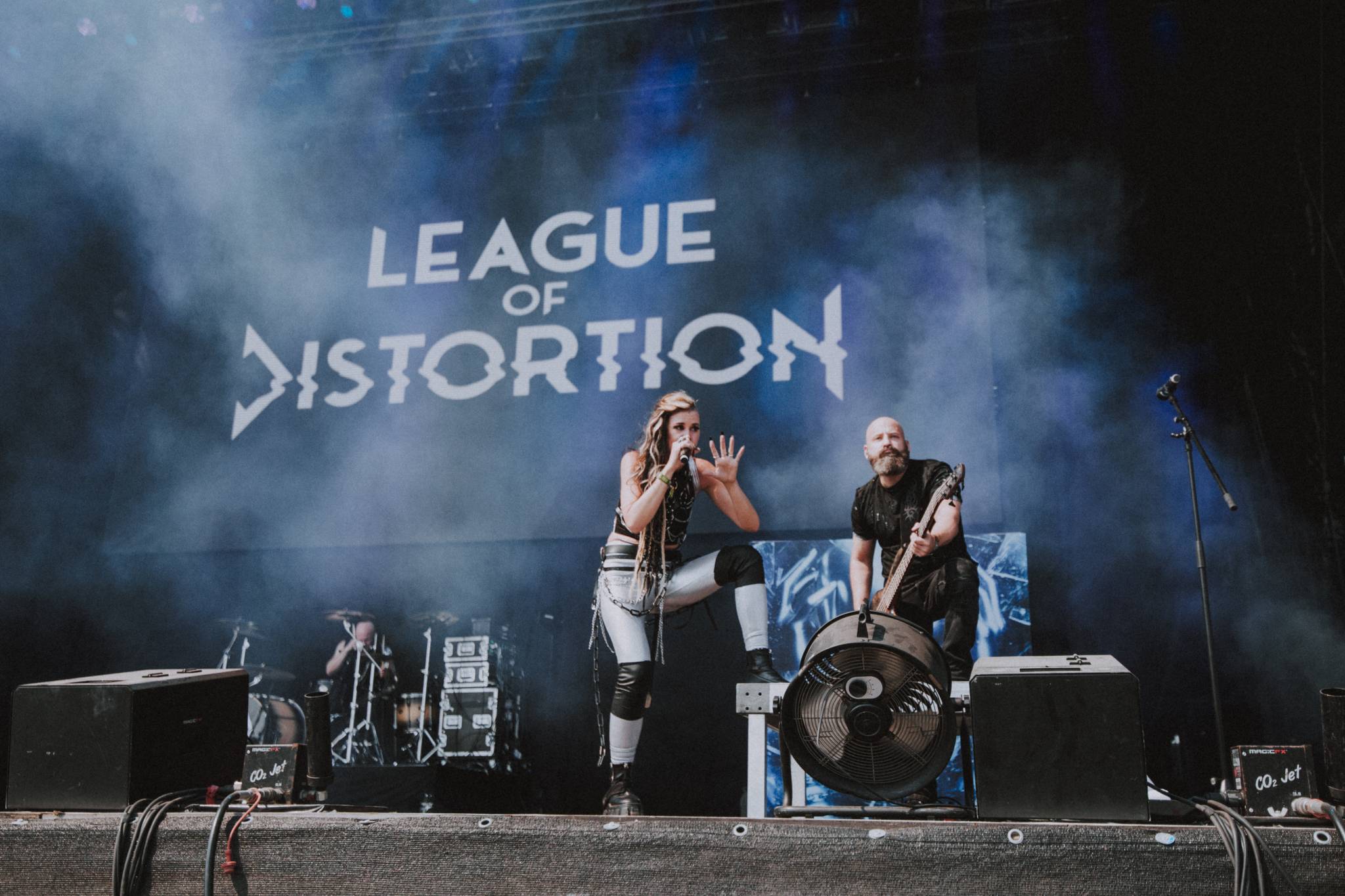 Bild vom Liveauftritt der Band League of Distortion beim Summer Breeze 2025