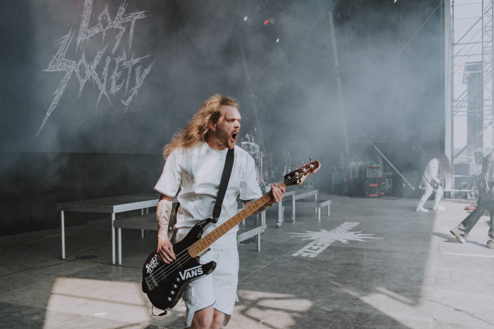 Bild vom Liveauftritt der Band Lost Society beim Summer Breeze 2025