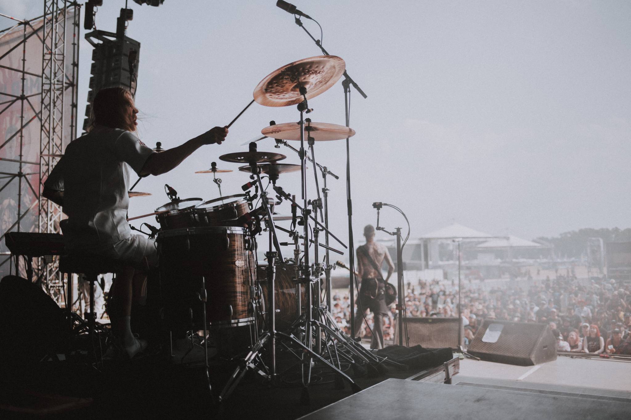 Bild vom Liveauftritt der Band Lost Society beim Summer Breeze 2025