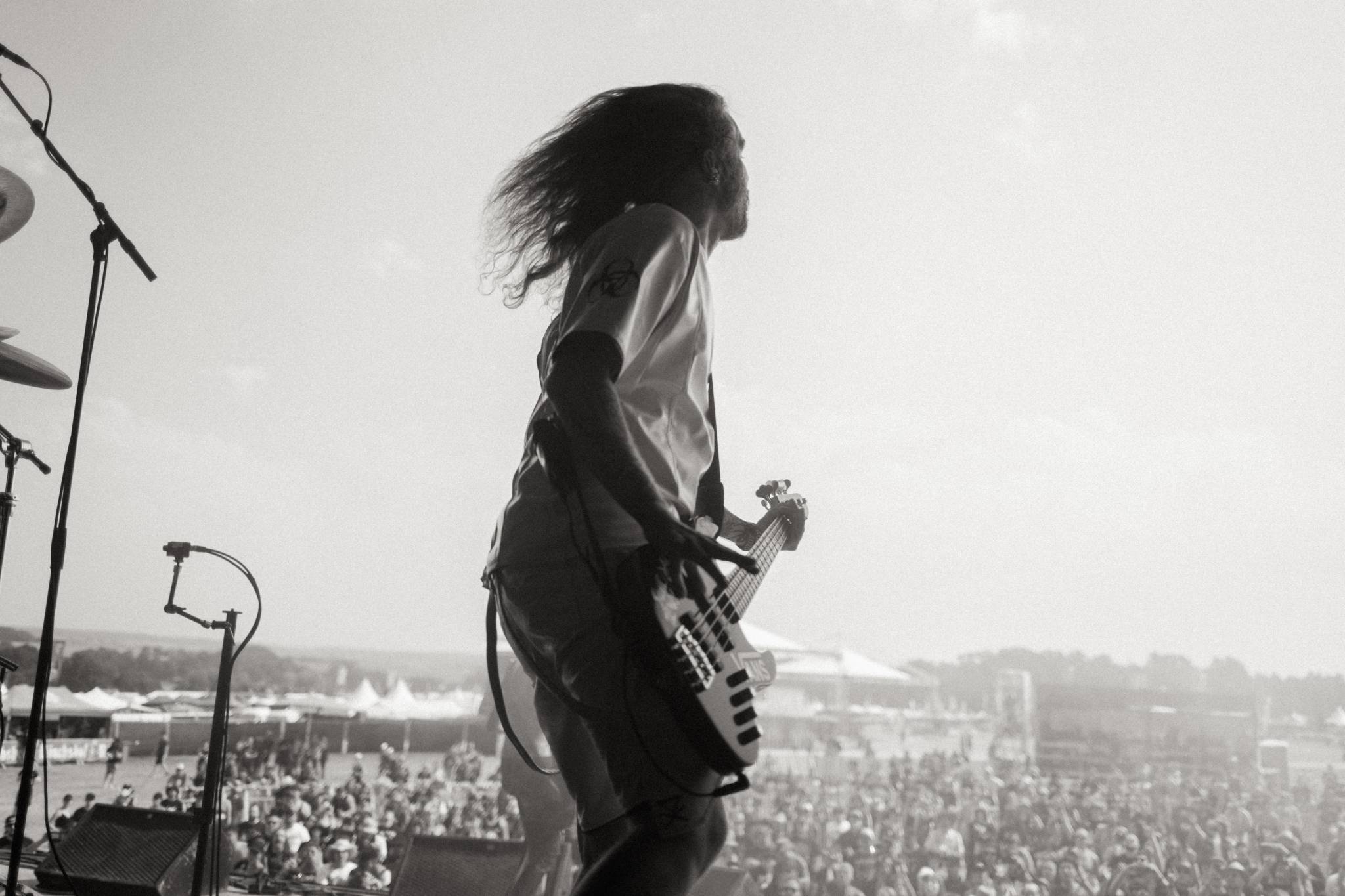 Bild vom Liveauftritt der Band Lost Society beim Summer Breeze 2025