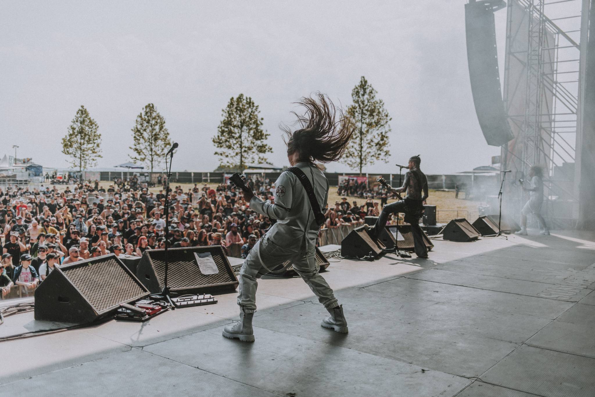 Bild vom Liveauftritt der Band Lost Society beim Summer Breeze 2025