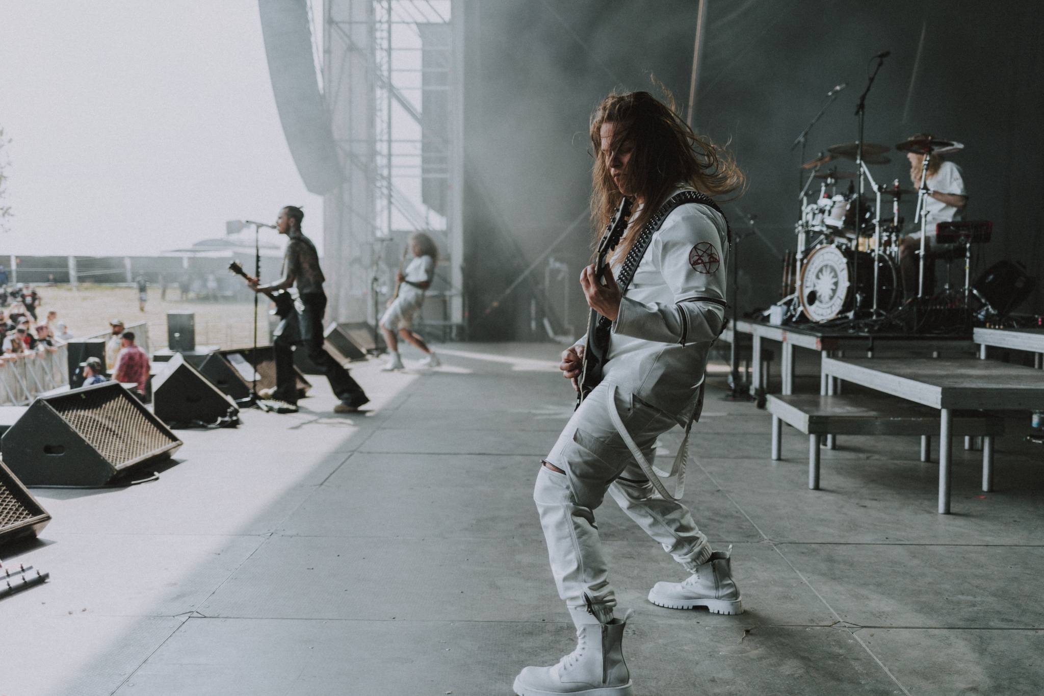 Bild vom Liveauftritt der Band Lost Society beim Summer Breeze 2025