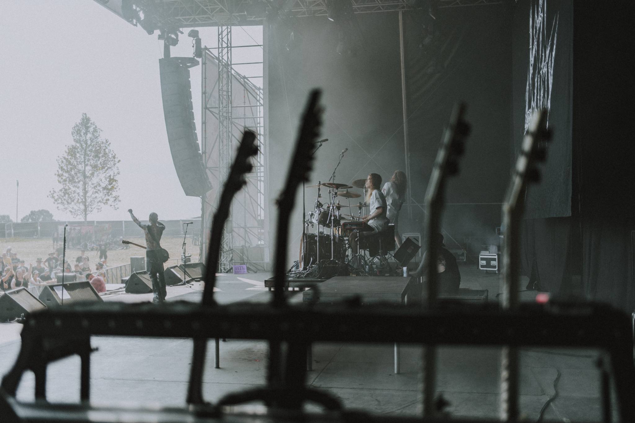 Bild vom Liveauftritt der Band Lost Society beim Summer Breeze 2025