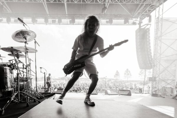Bild vom Liveauftritt der Band Lost Society beim Summer Breeze 2025
