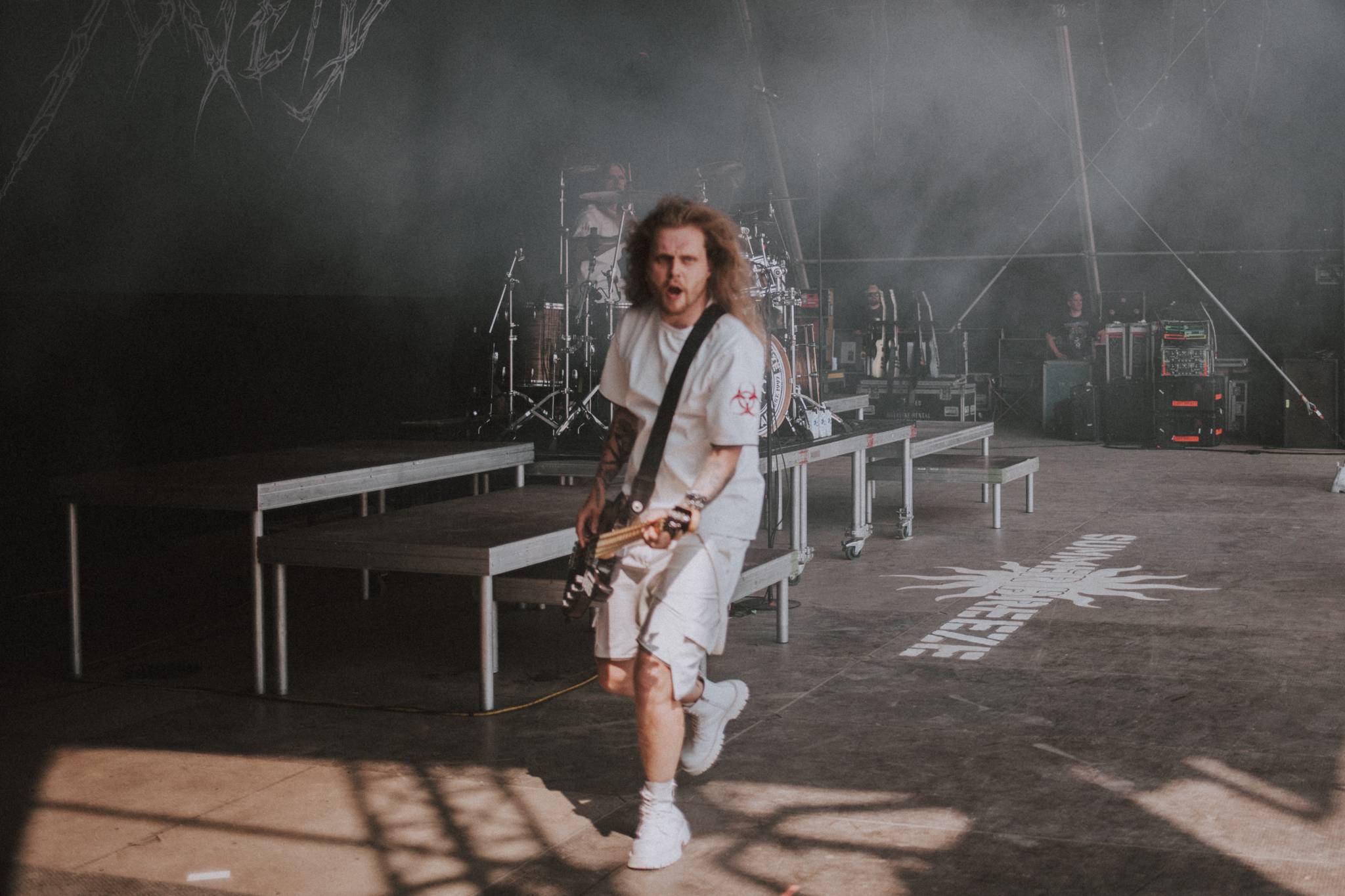 Bild vom Liveauftritt der Band Lost Society beim Summer Breeze 2025