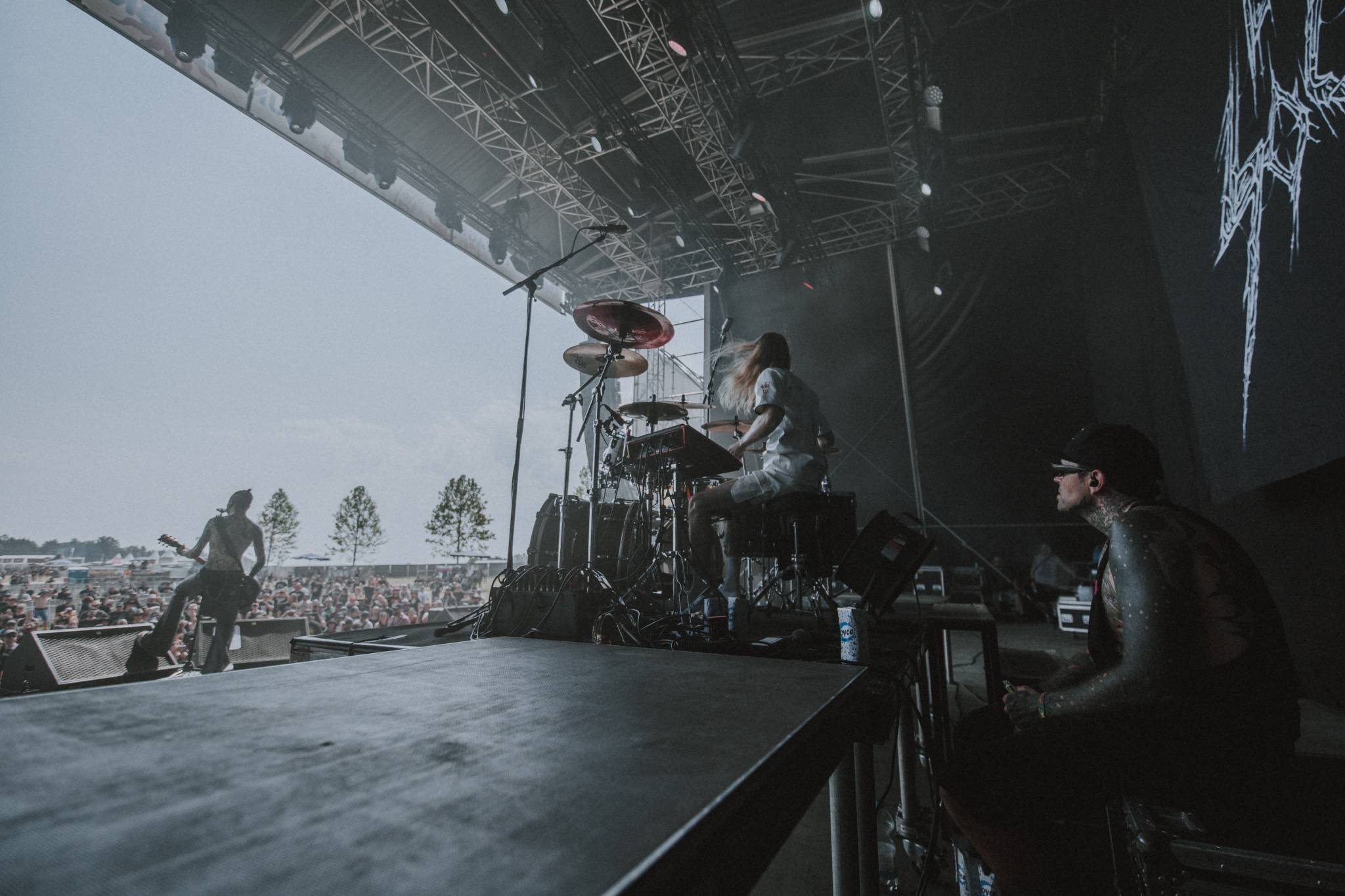 Bild vom Liveauftritt der Band Lost Society beim Summer Breeze 2025