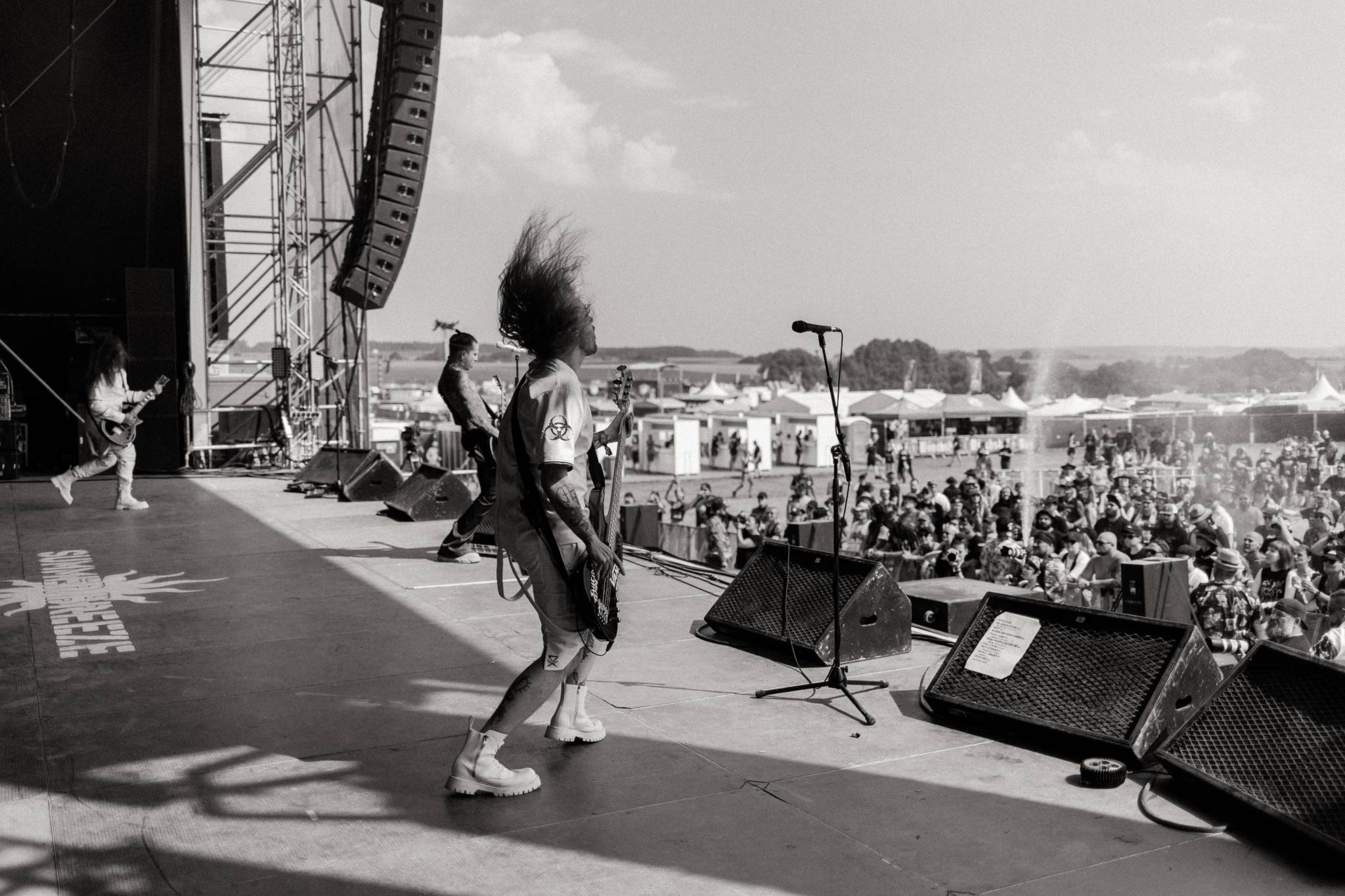 Bild vom Liveauftritt der Band Lost Society beim Summer Breeze 2025