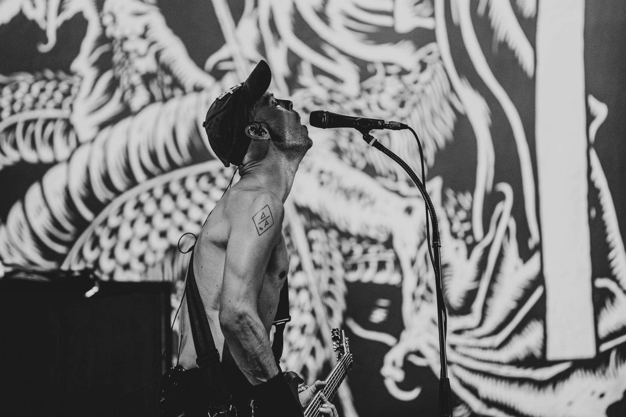 Bild vom Liveauftritt der Band Mantar beim Summer Breeze 2025