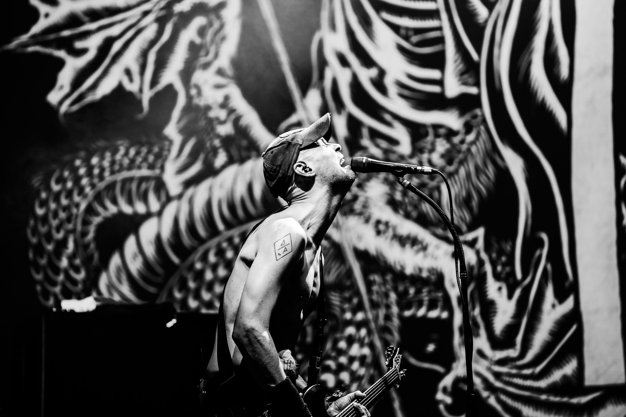 Bild vom Liveauftritt der Band Mantar beim Summer Breeze 2025