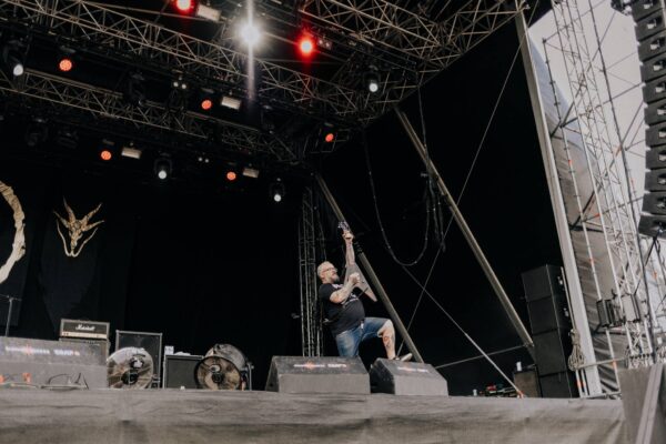 Bild vom Liveauftritt der Band 3 Inches of blood beim Summer Breeze 2025