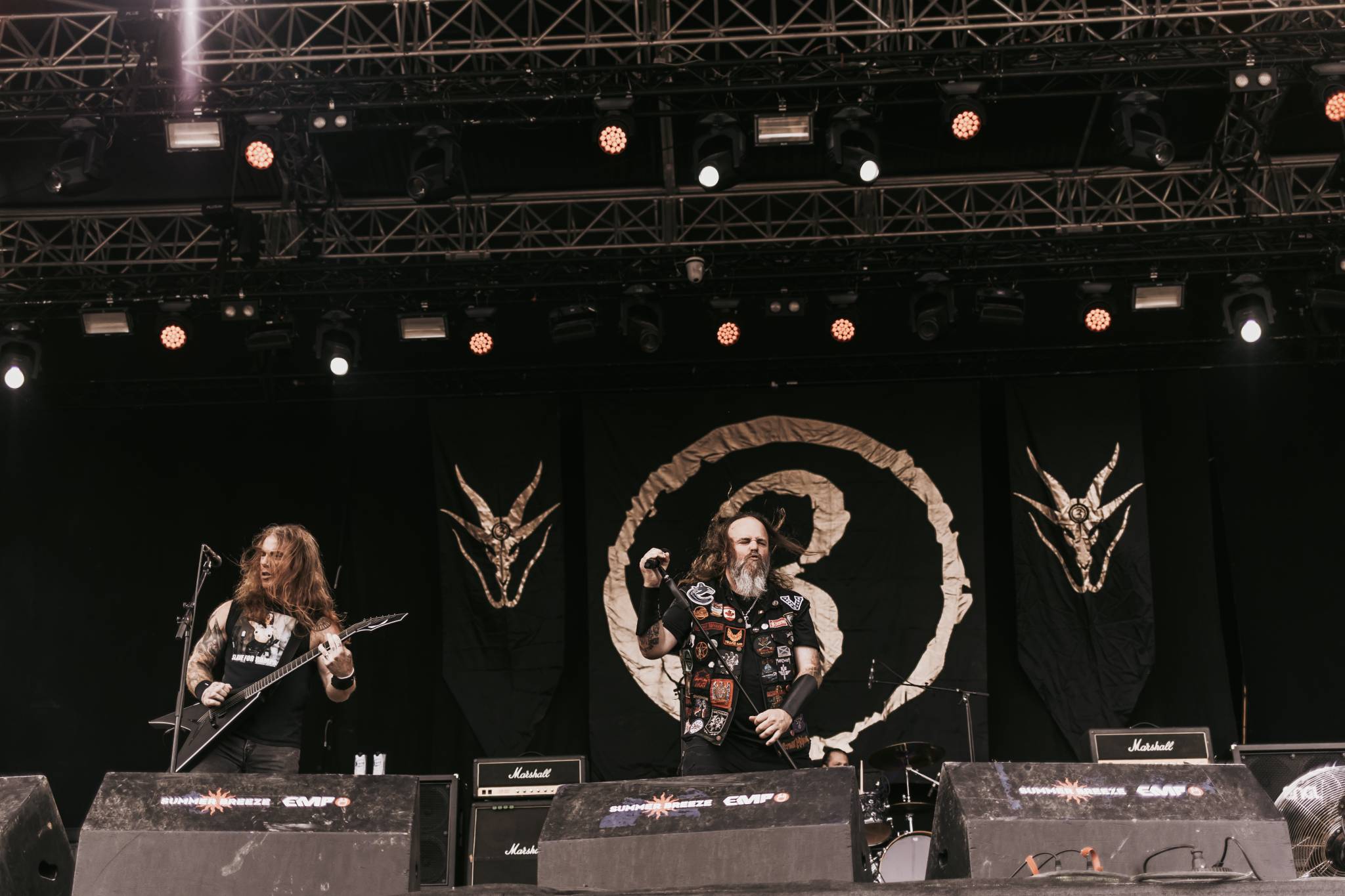 Bild vom Liveauftritt der Band 3 Inches of blood beim Summer Breeze 2025