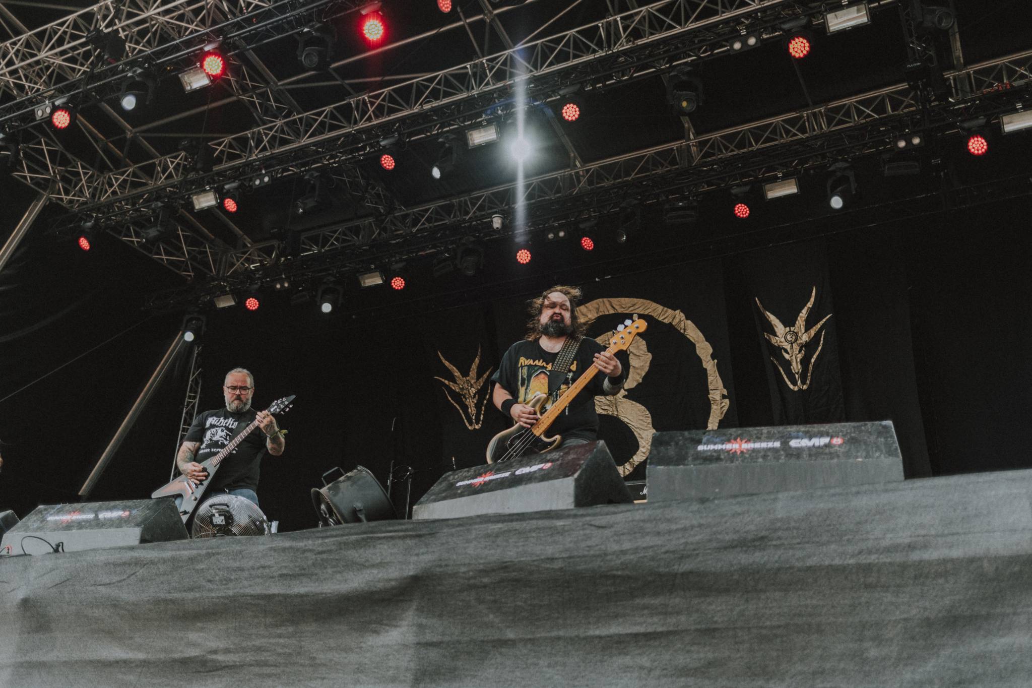 Bild vom Liveauftritt der Band 3 Inches of blood beim Summer Breeze 2025