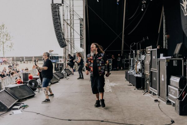 Bild vom Liveauftritt der Band 3 Inches of blood beim Summer Breeze 2025