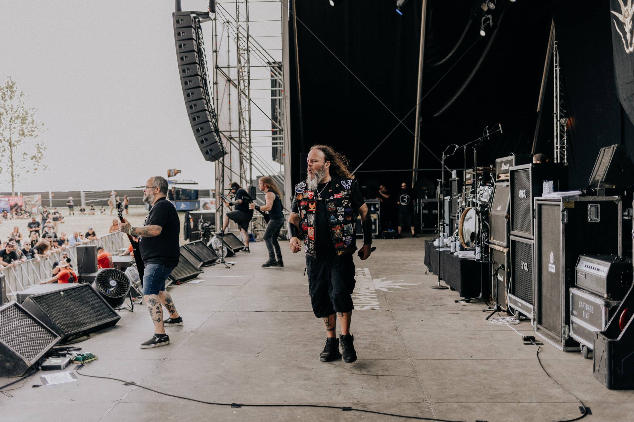 Bild vom Liveauftritt der Band 3 Inches of blood beim Summer Breeze 2025