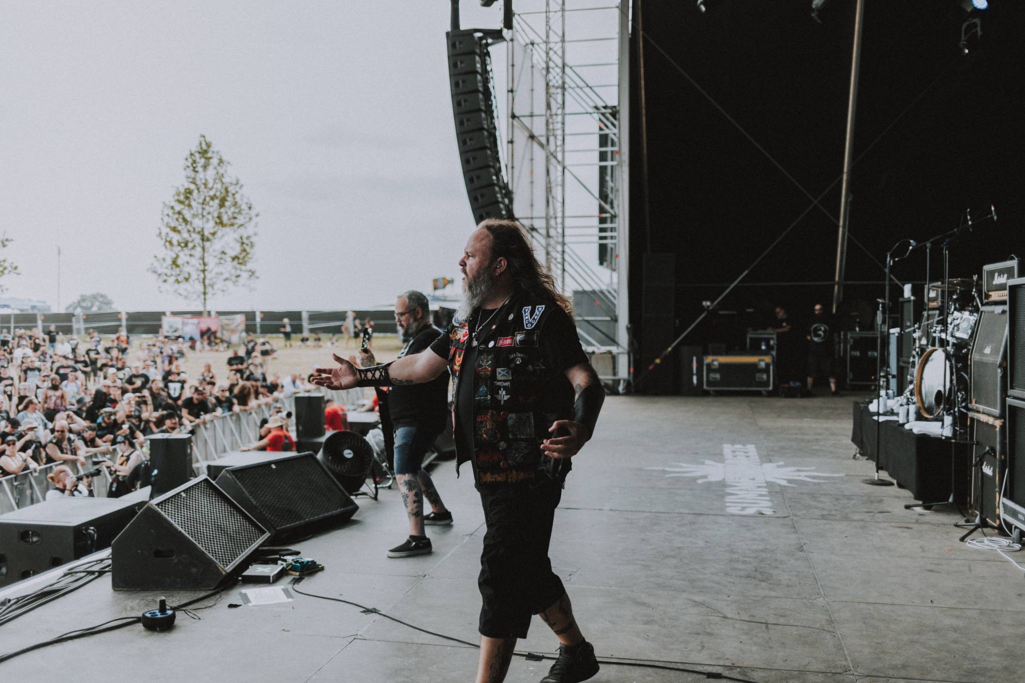 Bild vom Liveauftritt der Band 3 Inches of blood beim Summer Breeze 2025