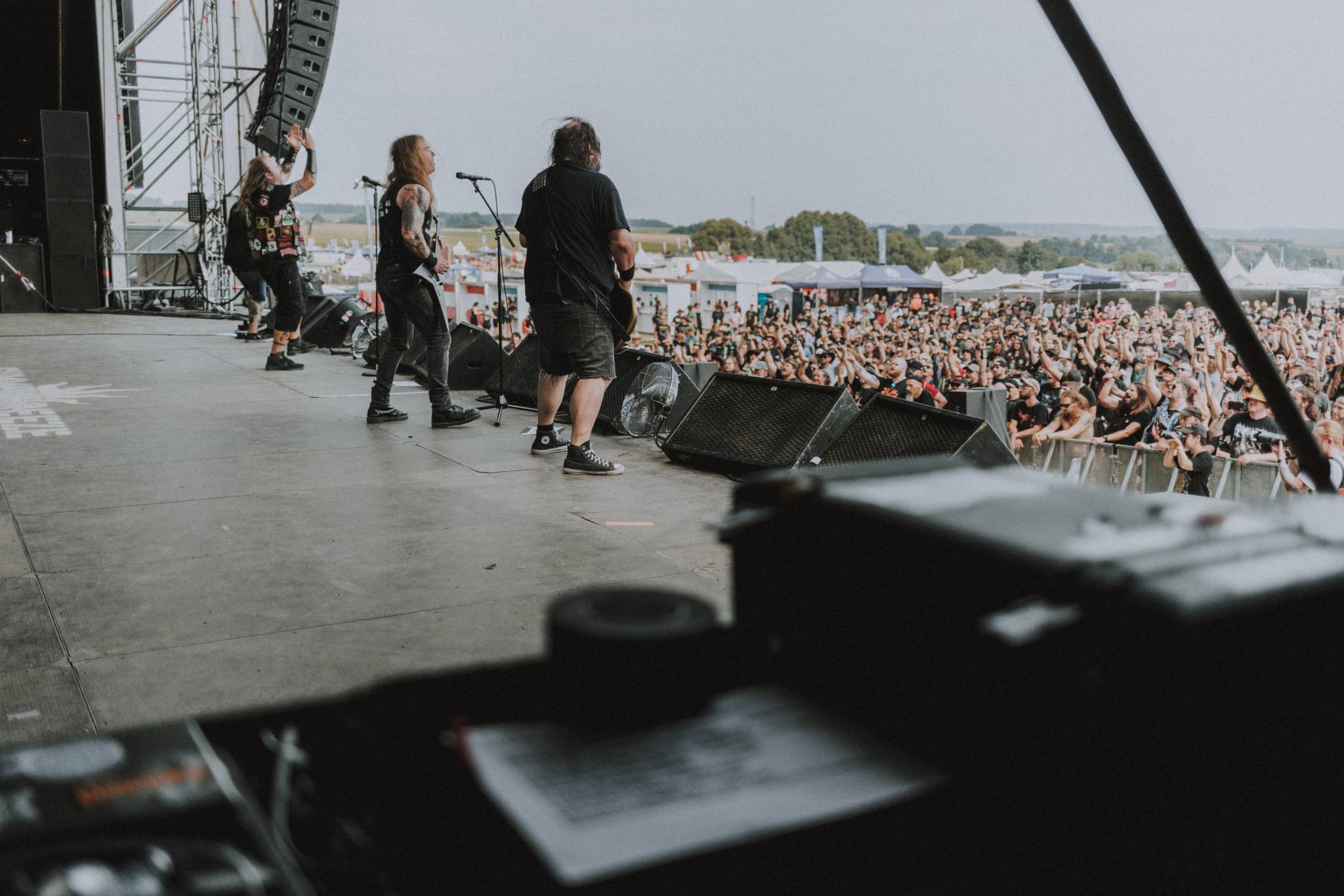 Bild vom Liveauftritt der Band 3 Inches of blood beim Summer Breeze 2025