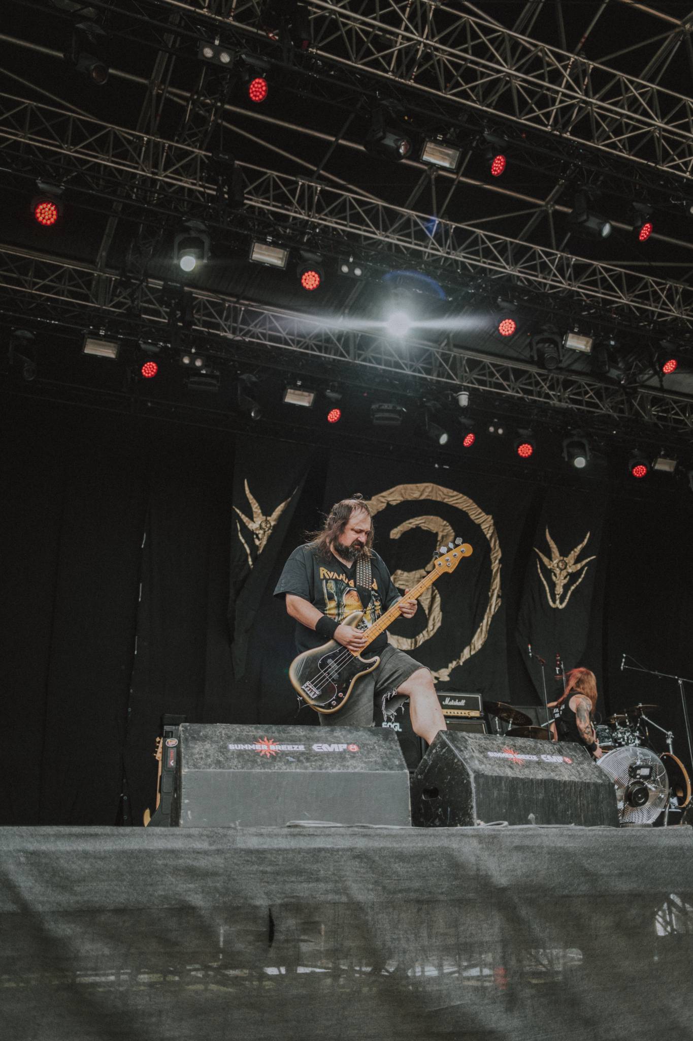 Bild vom Liveauftritt der Band 3 Inches of blood beim Summer Breeze 2025