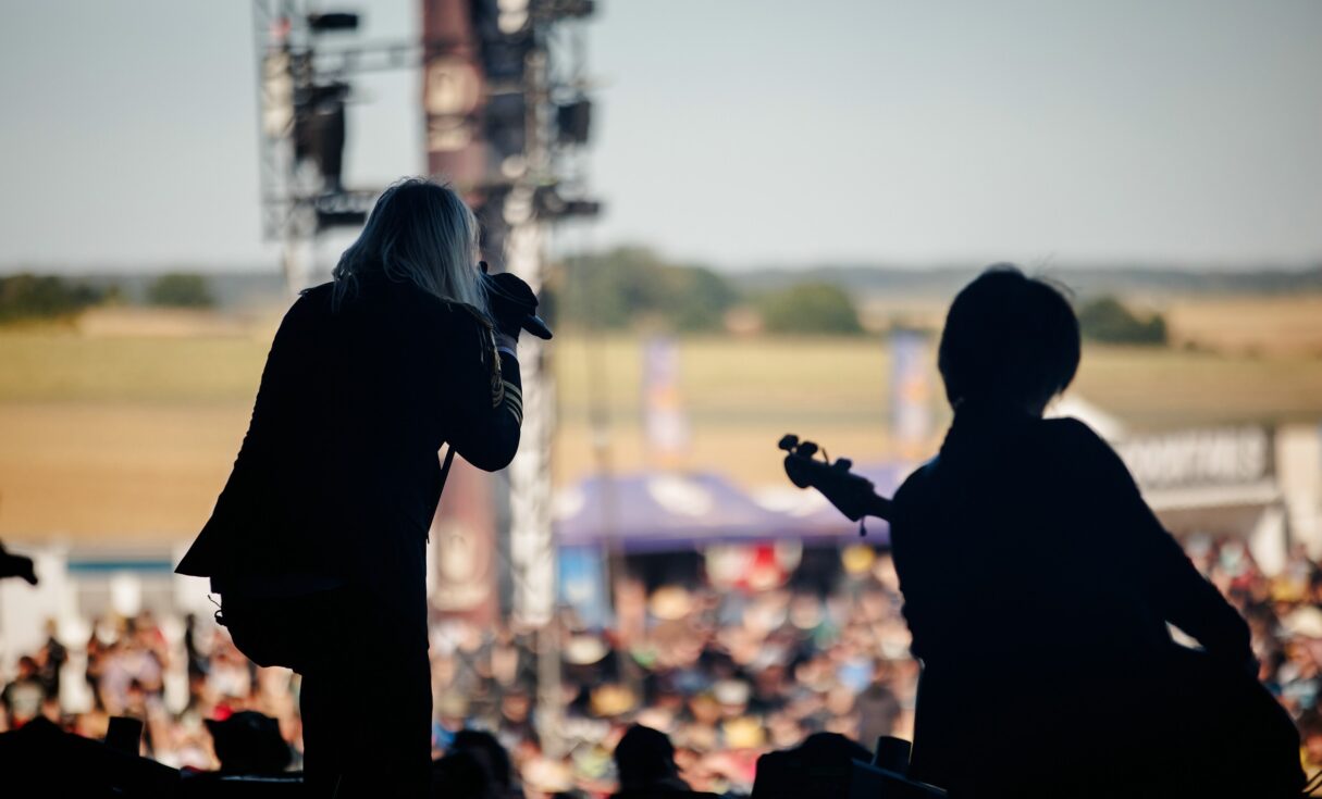 Kim Dracula - Seifenblasen vor der Main Stage